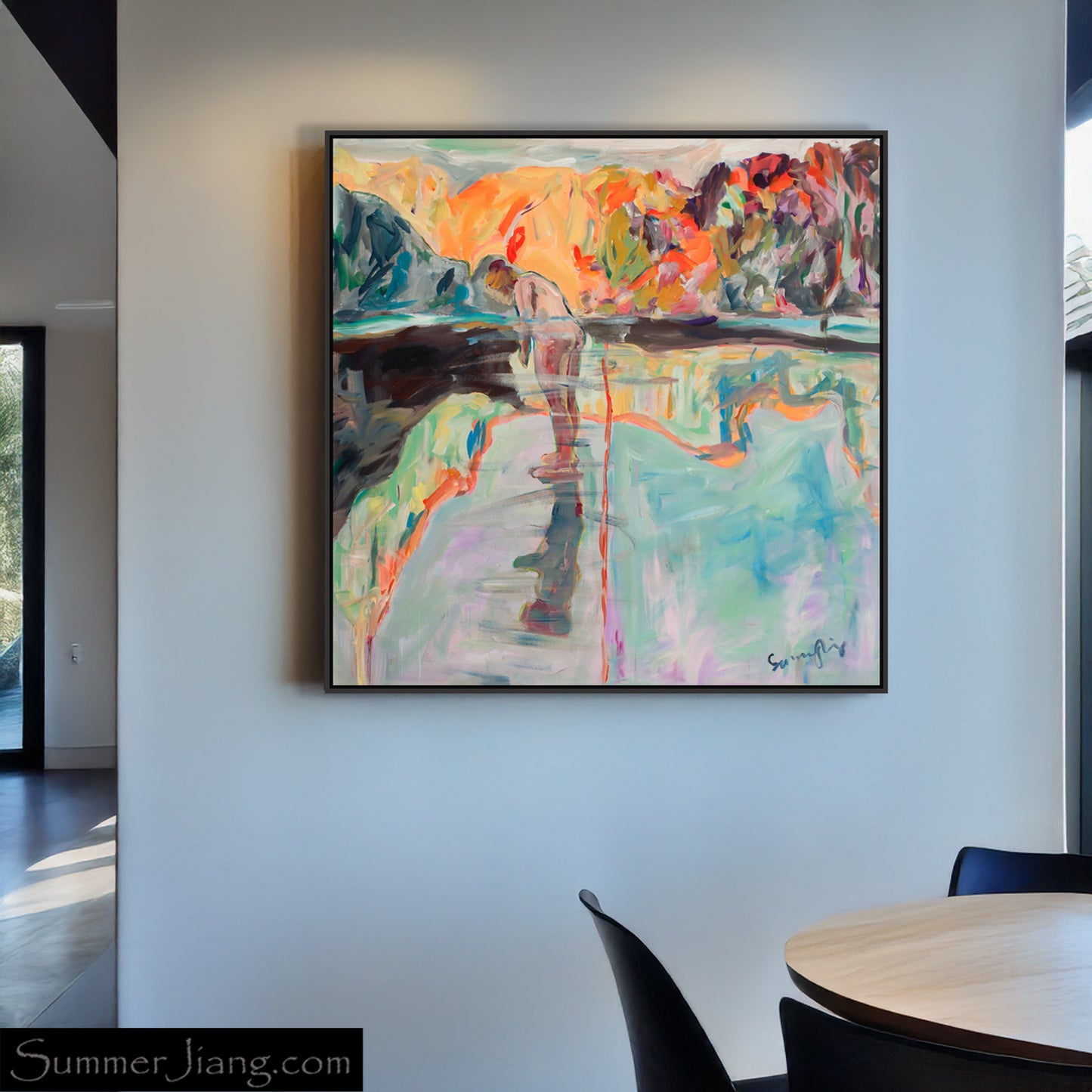 Artist: Summer Jiang - Faithful | Frequency 2.5: Awakening via Becoming - Vivid colors, surreal style, digital painting.