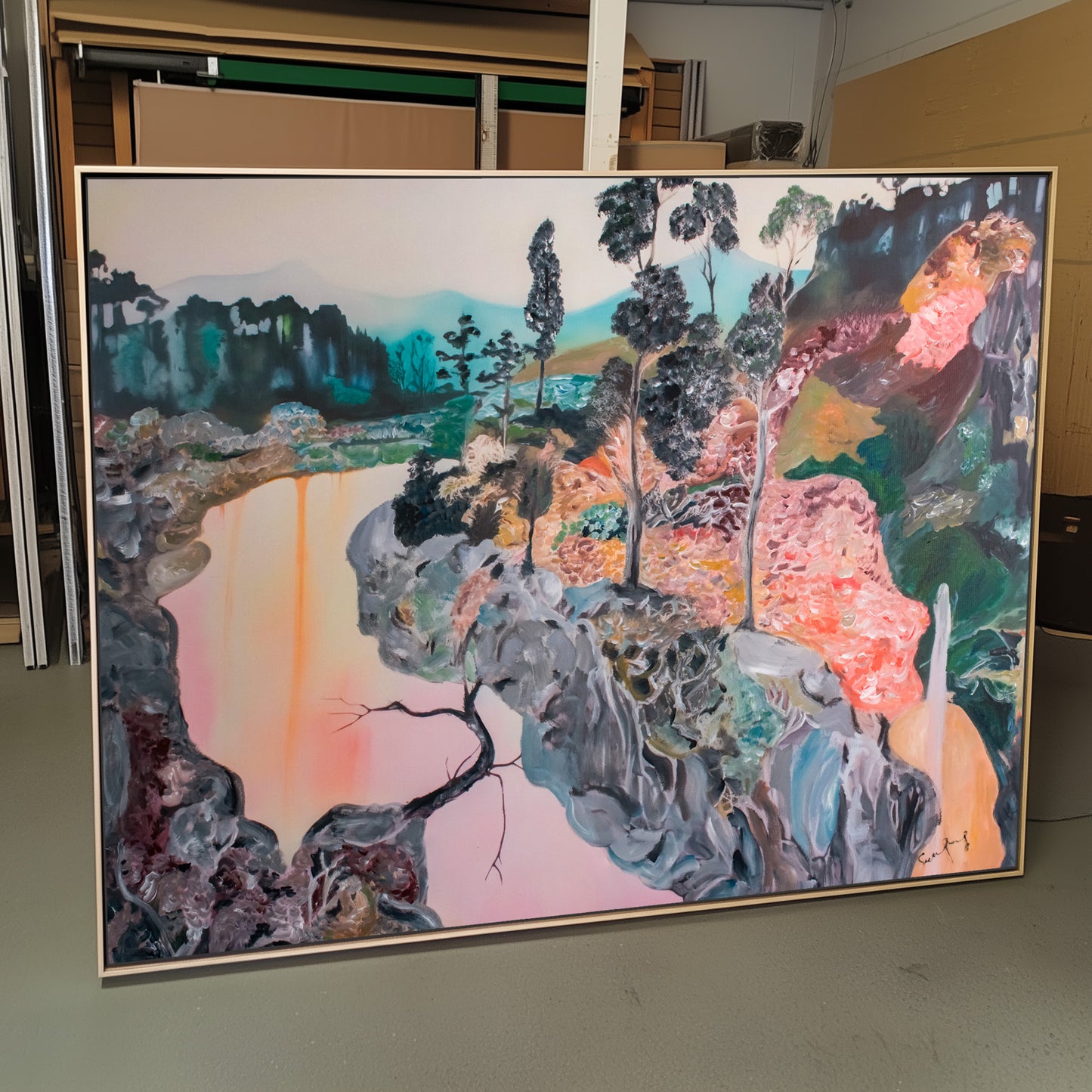 Artist: Summer Jiang - Beauty | Frequency 1.7: Soft pastels, dreamy surrealism, fluid brushwork, ethereal abstract forms