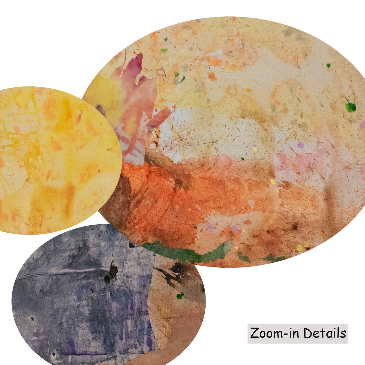 The Merge, yellow, brown, orange Limited Edition Print by Summer Jiang