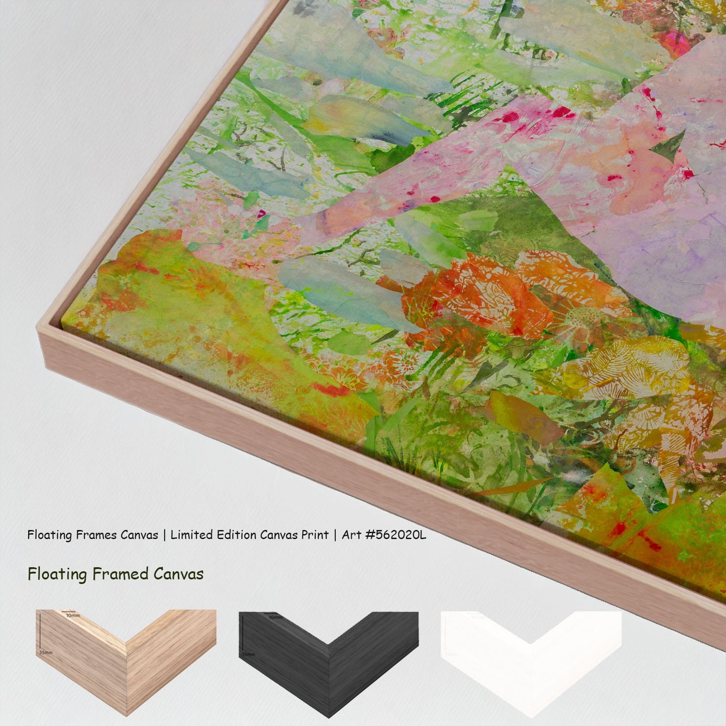 Merge, pink, yellow, green, orange Limited Edition Print by Summer Jiang