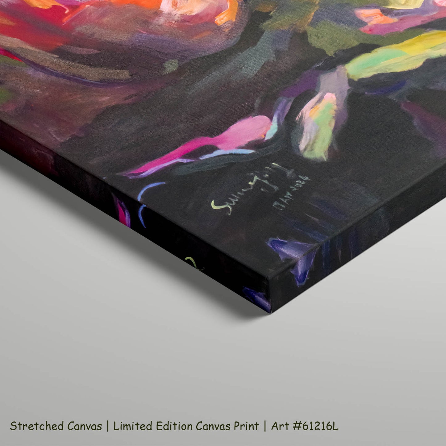 The Start of a Summer, pink, orange, green, yellow Limited Edition Print by Summer Jiang