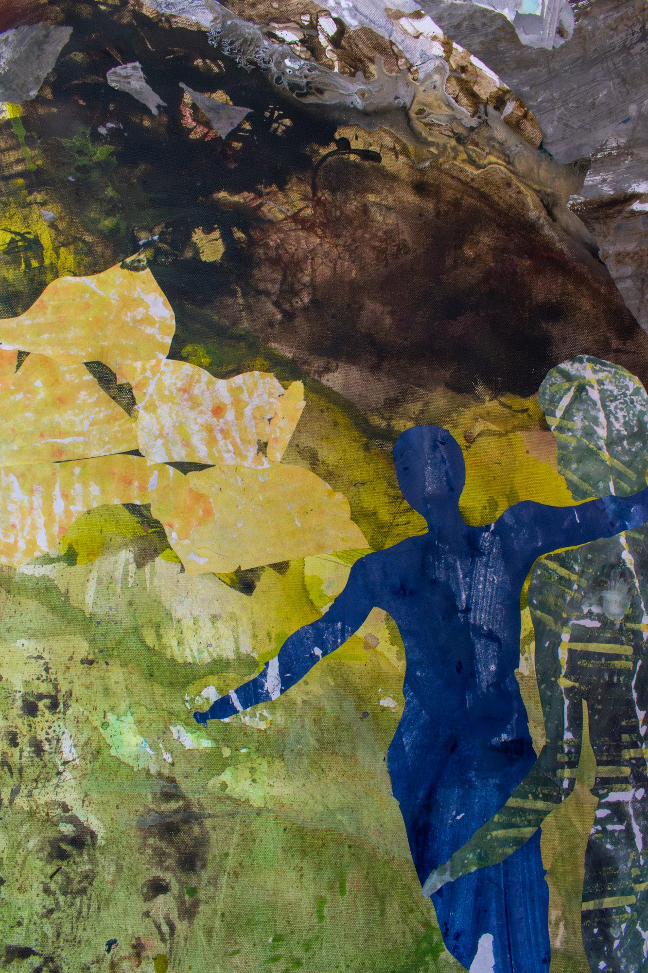 Artist: Summer Jiang - Path Becoming | Frequency 4.5: Abstract, vibrant colors, fluid forms, digital mixed media style