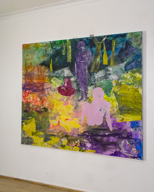 Artist: Summer Jiang - As We Are | Frequency 2.7: Vivid, ethereal colors, fluid brushwork, abstract spiritual style