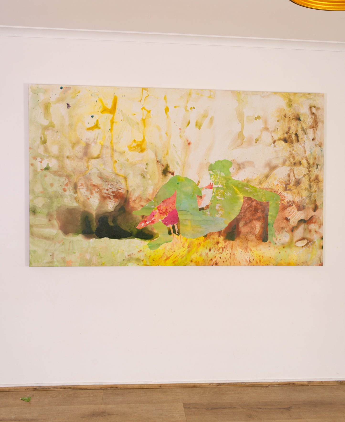 Summer Jiang - Swan's Whisper | Dreamy pastel hues, soft brushwork, ethereal style, delicate surreal realism