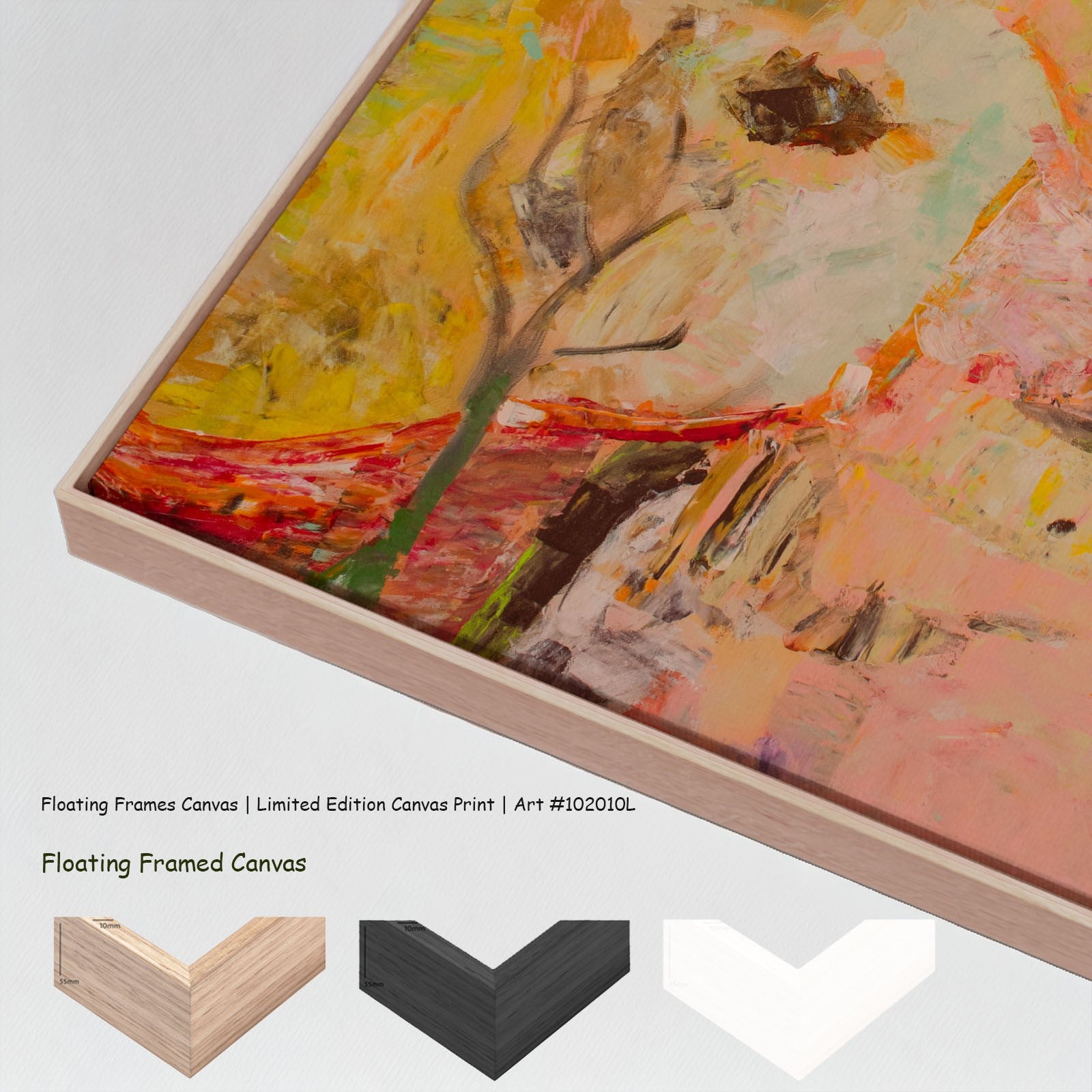 Albury, gold, pink, brown Limited Edition Print by Summer Jiang