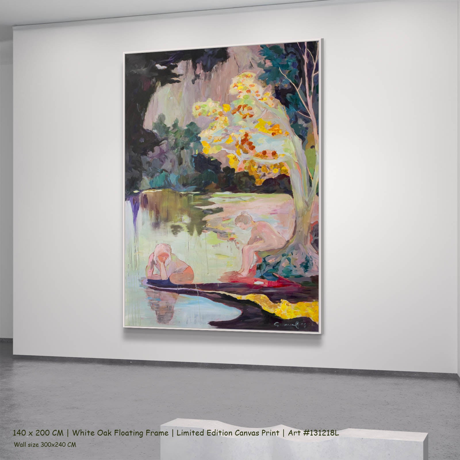 Soundless, green, yellow, pink Limited Edition Print by Summer Jiang