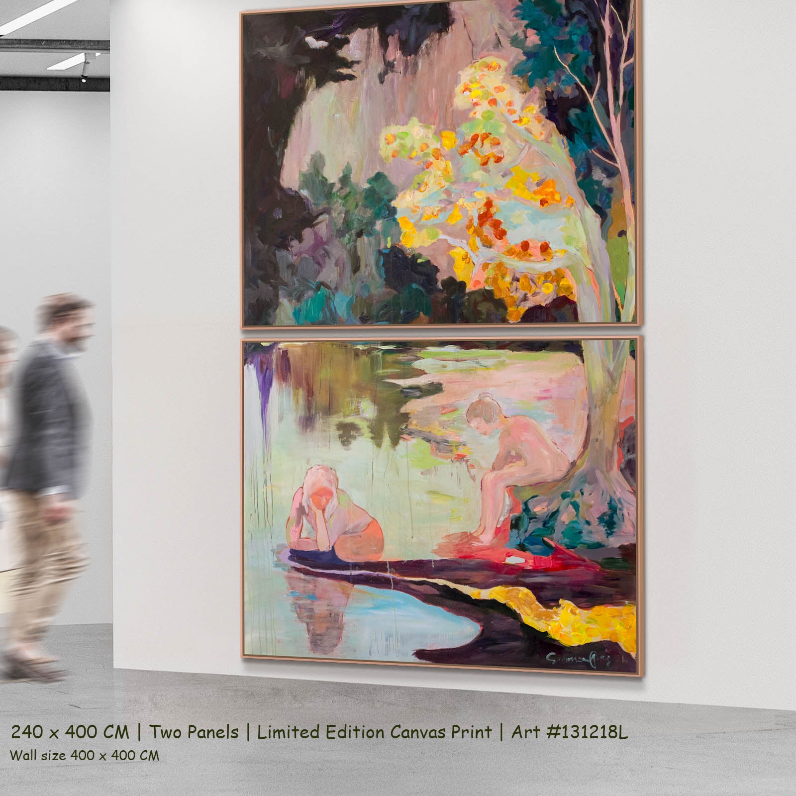 Soundless, green, yellow, pink Limited Edition Print by Summer Jiang