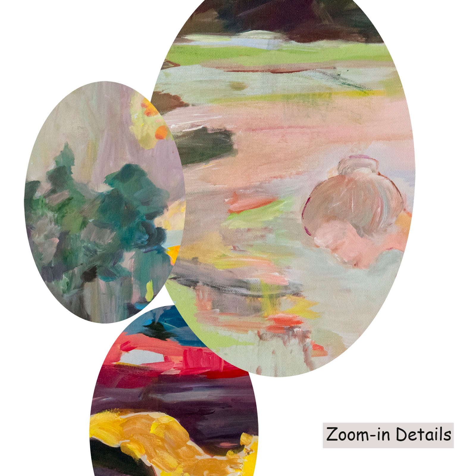 Soundless, green, yellow, pink Limited Edition Print by Summer Jiang