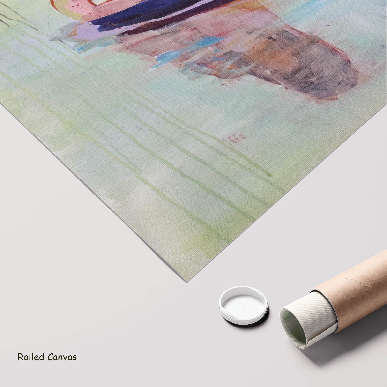 Soundless, green, yellow, pink Limited Edition Print by Summer Jiang