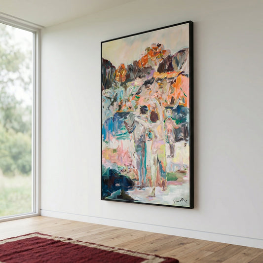 The life I planned, pink, orange, blue Limited Edition Print by Summer Jiang
