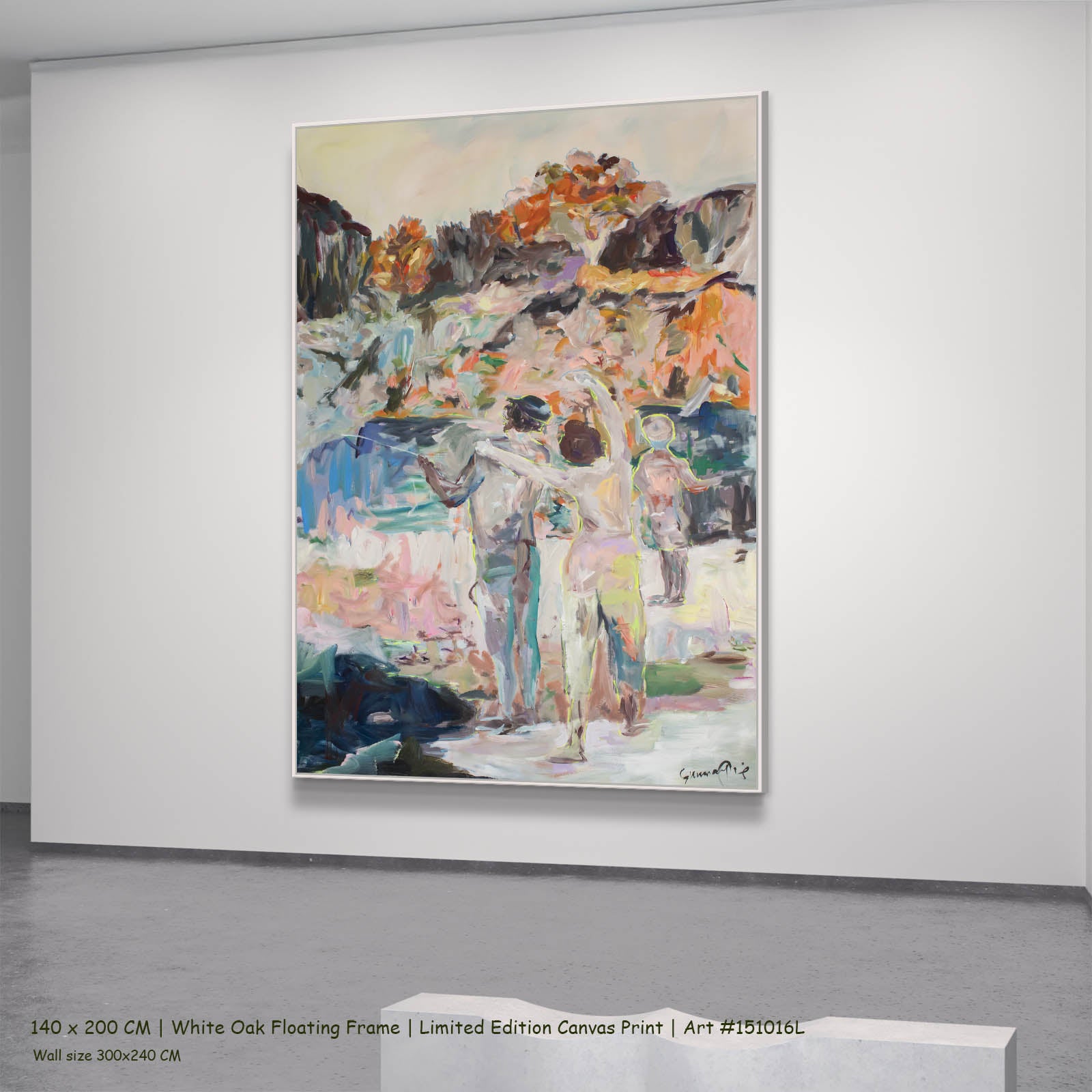 The life I planned, pink, orange, blue Limited Edition Print by Summer Jiang