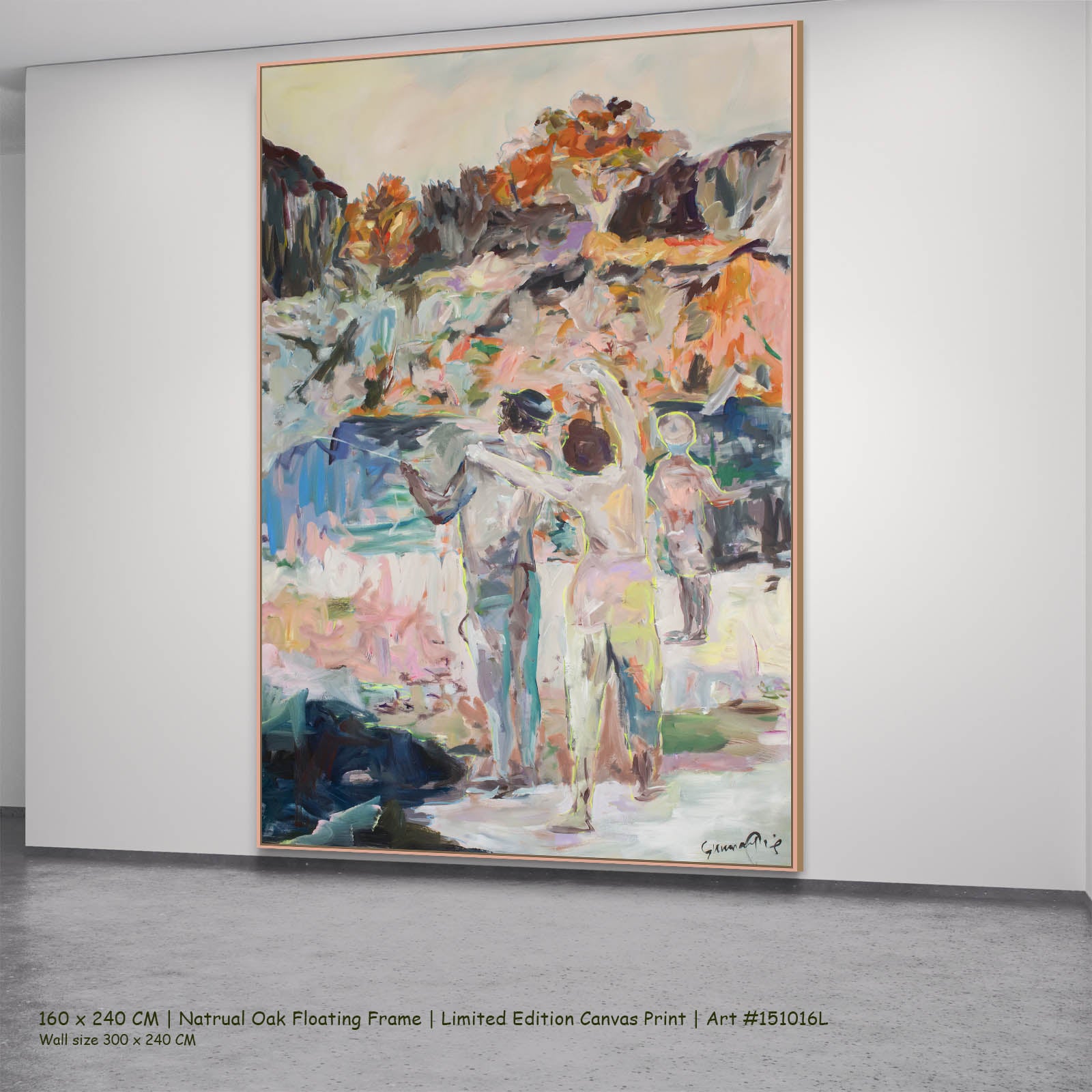The life I planned, pink, orange, blue Limited Edition Print by Summer Jiang