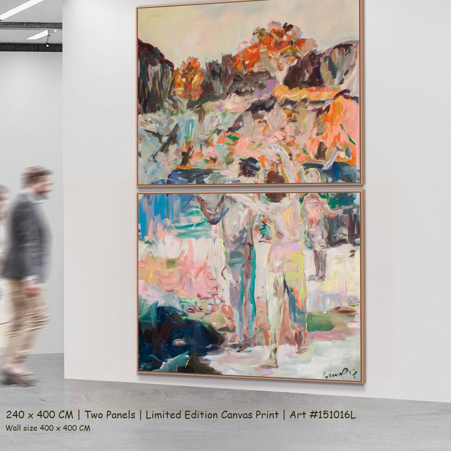 The life I planned, pink, orange, blue Limited Edition Print by Summer Jiang