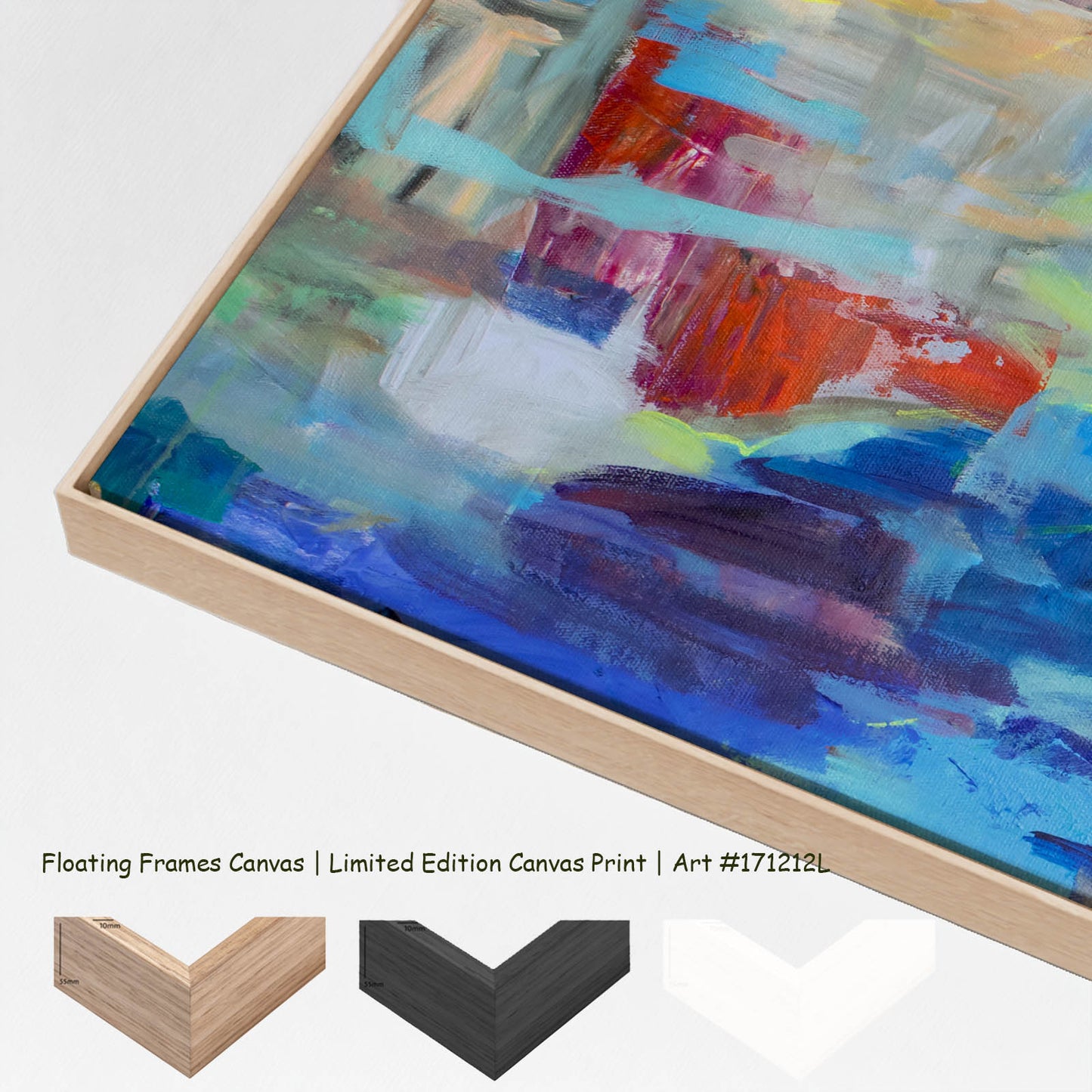 River washes me, blue, pink, green Limited Edition Print by Summer Jiang