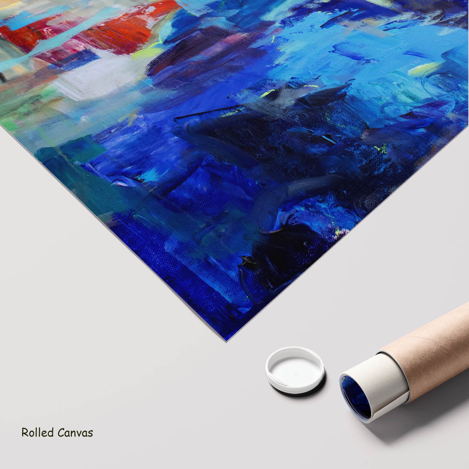 River washes me, blue, pink, green Limited Edition Print by Summer Jiang