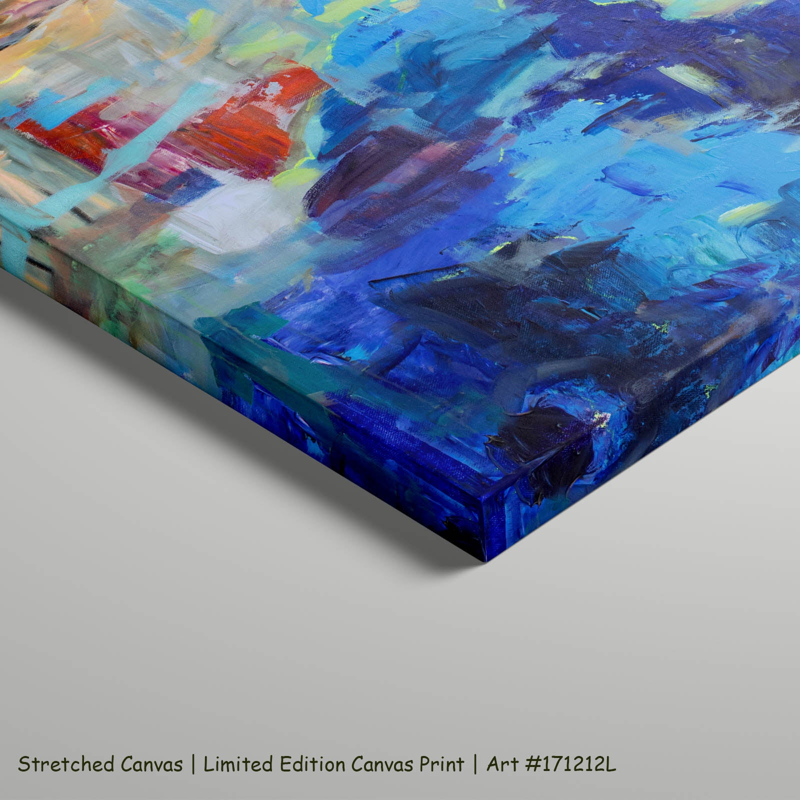 River washes me, blue, pink, green Limited Edition Print by Summer Jiang
