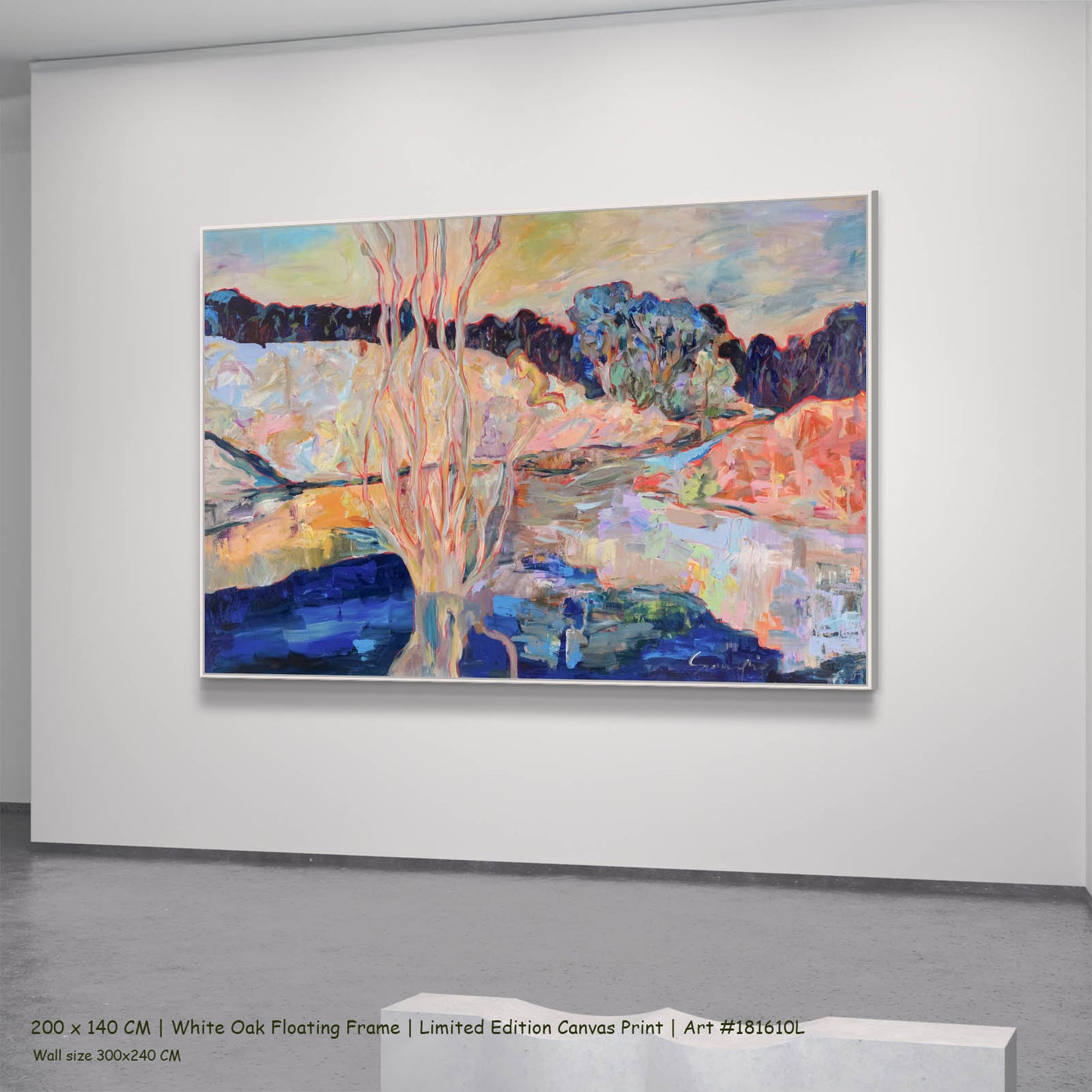 The Pause, blue, pink, orange Limited Edition Print by Summer Jiang