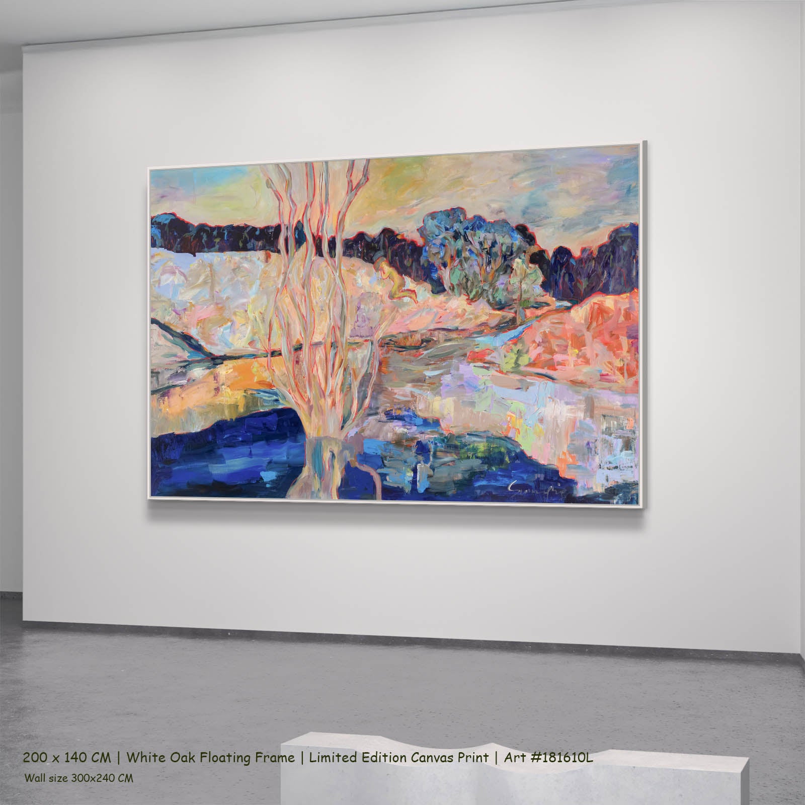 The Pause, blue, pink, orange Limited Edition Print by Summer Jiang