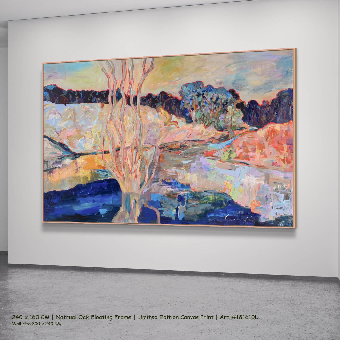The Pause, blue, pink, orange Limited Edition Print by Summer Jiang