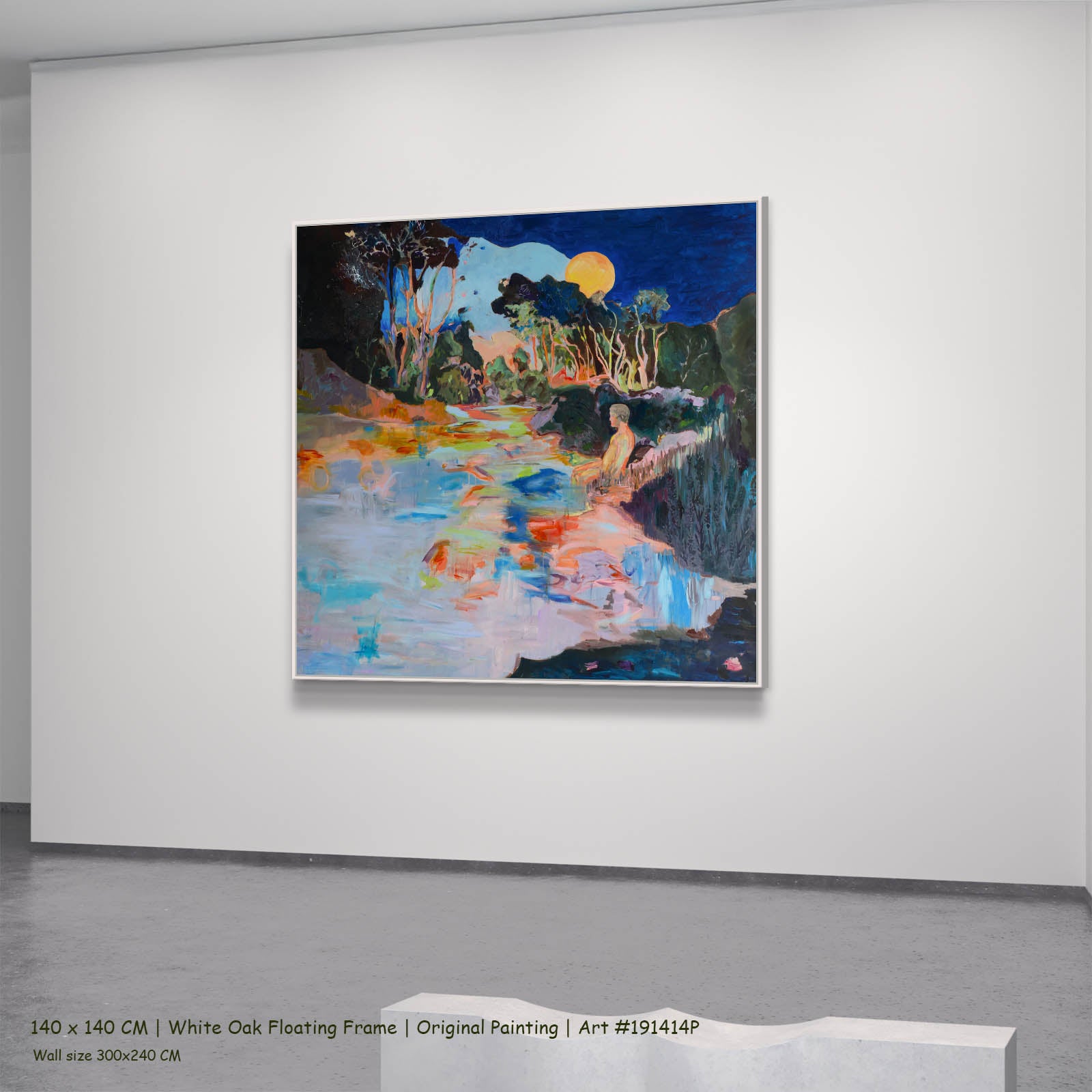 Whole, blue, green, orange Original Painting by Summer Jiang