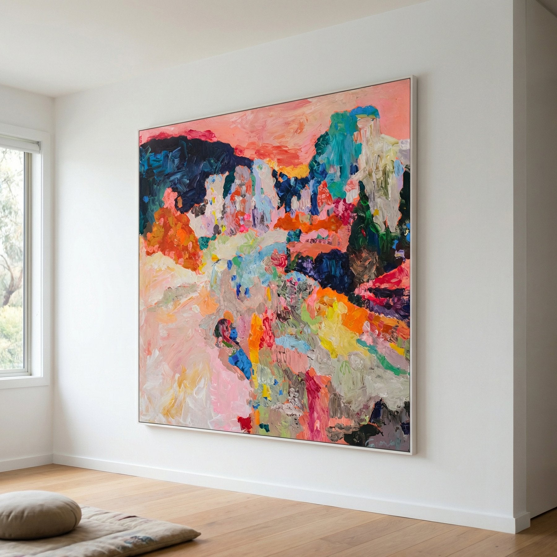 Far From Home, pink, blue Limited Edition Print by Summer Jiang