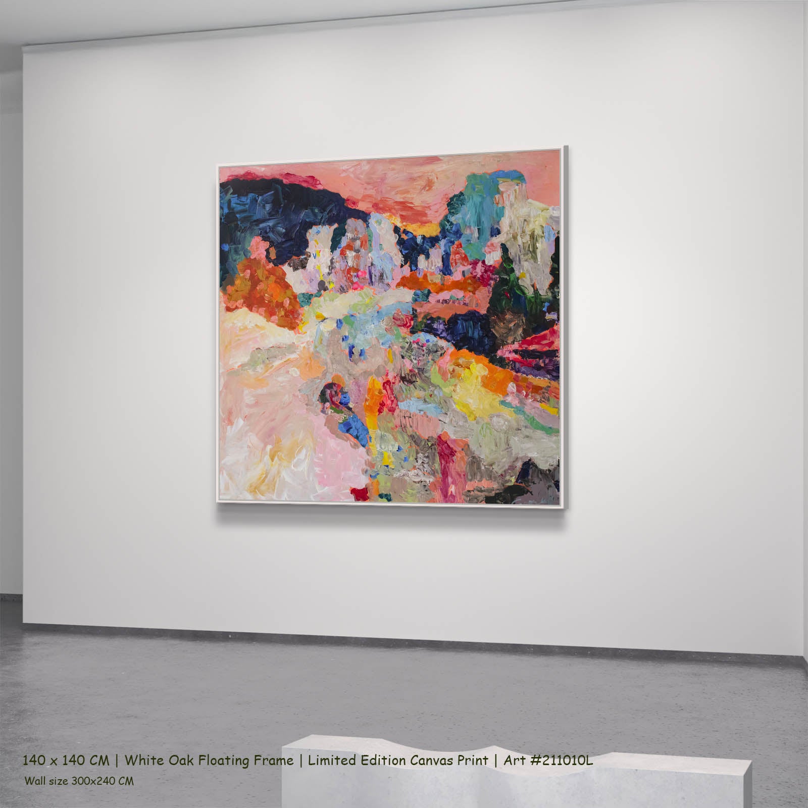 Far From Home, pink, blue Limited Edition Print by Summer Jiang