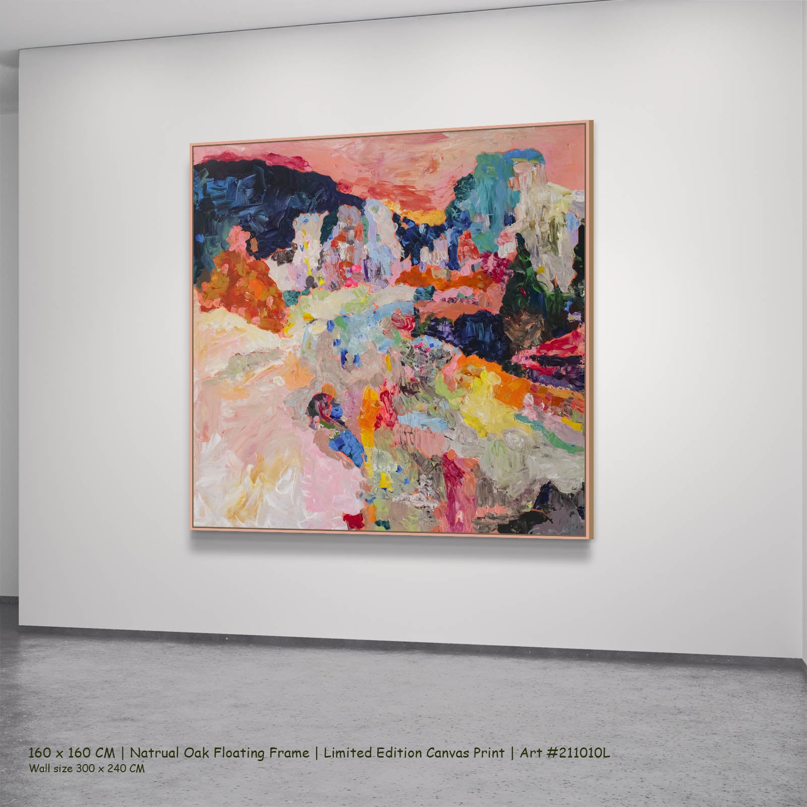 Far From Home, pink, blue Limited Edition Print by Summer Jiang