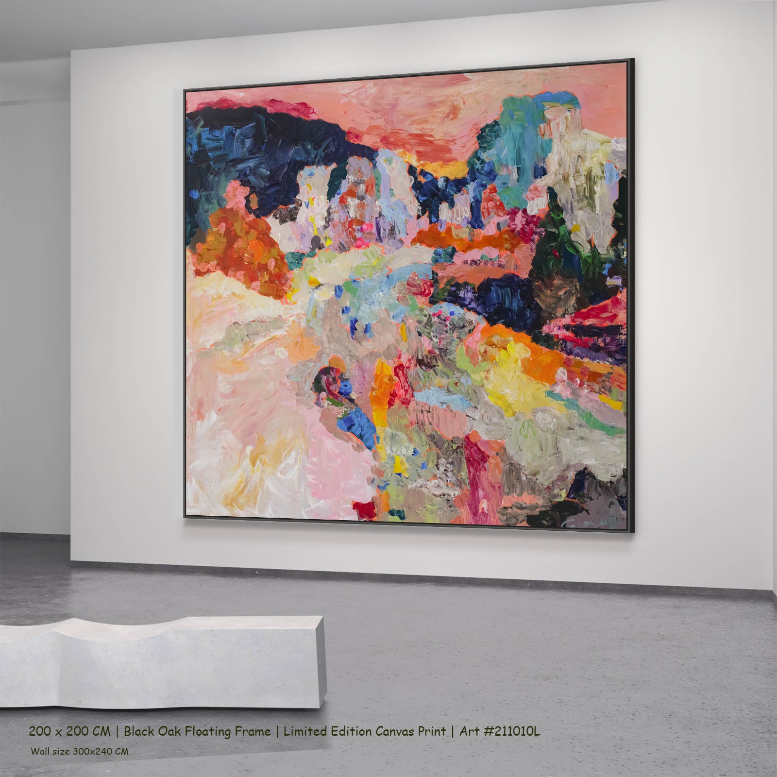 Far From Home, pink, blue Limited Edition Print by Summer Jiang