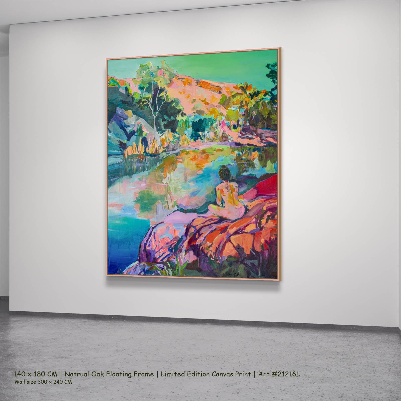 Undecorated, green, pink, blue Limited Edition Print by Summer Jiang