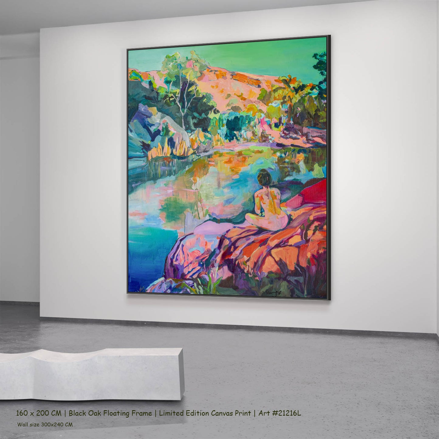 Undecorated, green, pink, blue Limited Edition Print by Summer Jiang