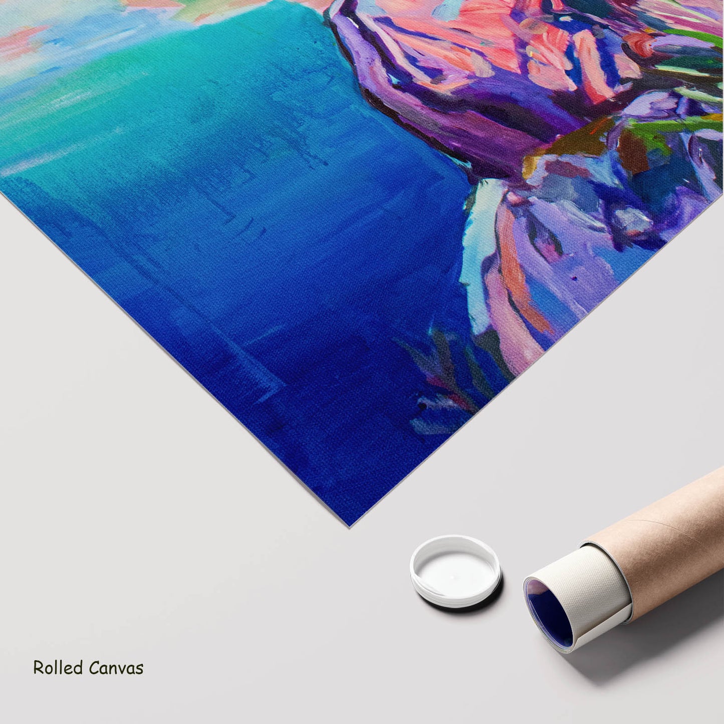 Undecorated, green, pink, blue Limited Edition Print by Summer Jiang