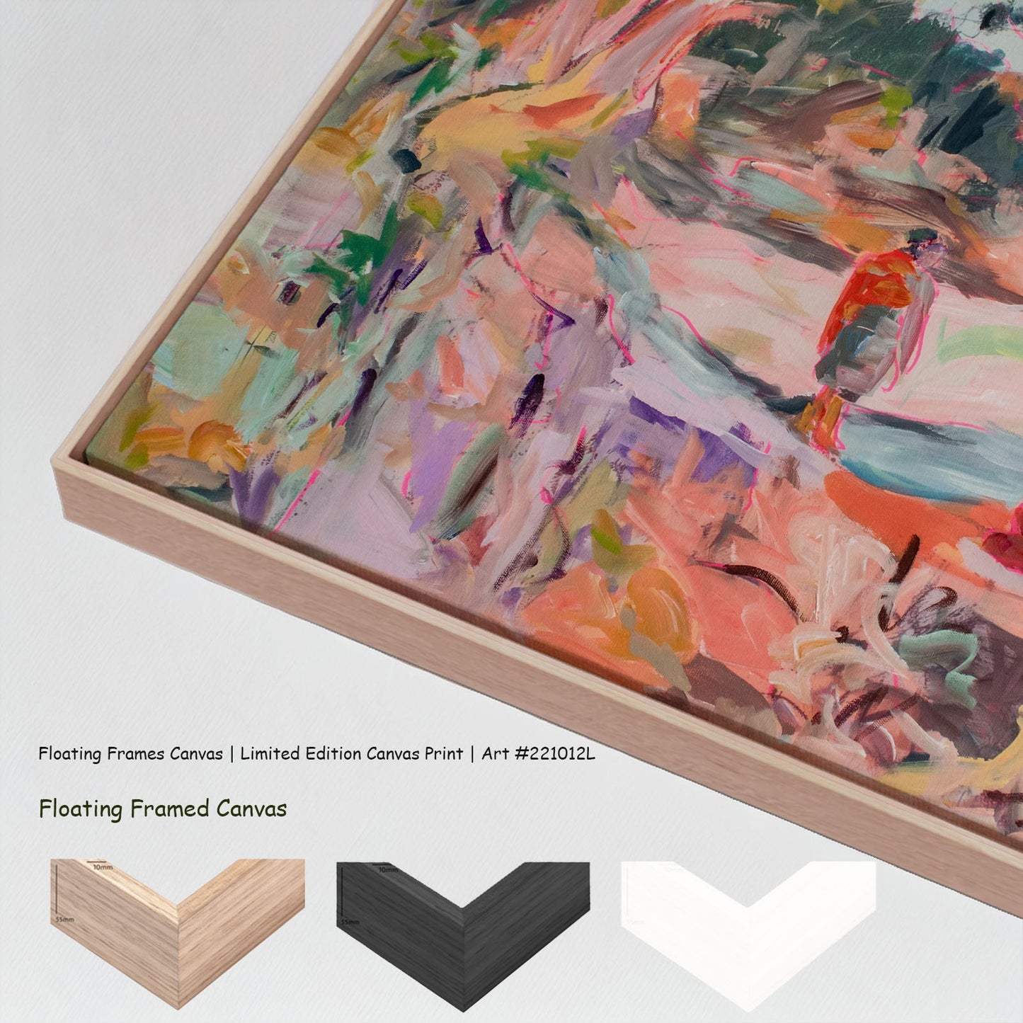 No words, pink, green, brown Limited Edition Print by Summer Jiang