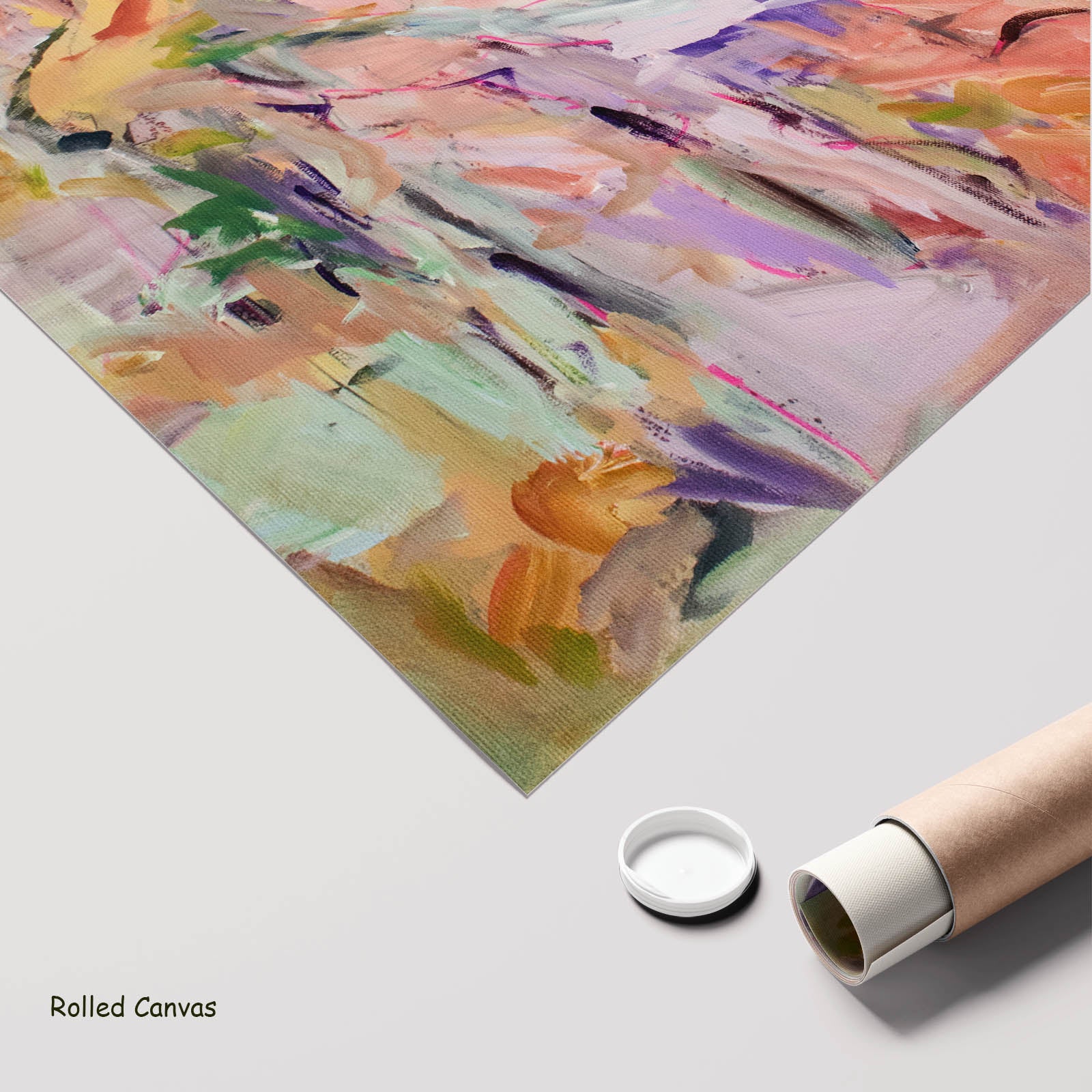 No words, pink, green, brown Limited Edition Print by Summer Jiang
