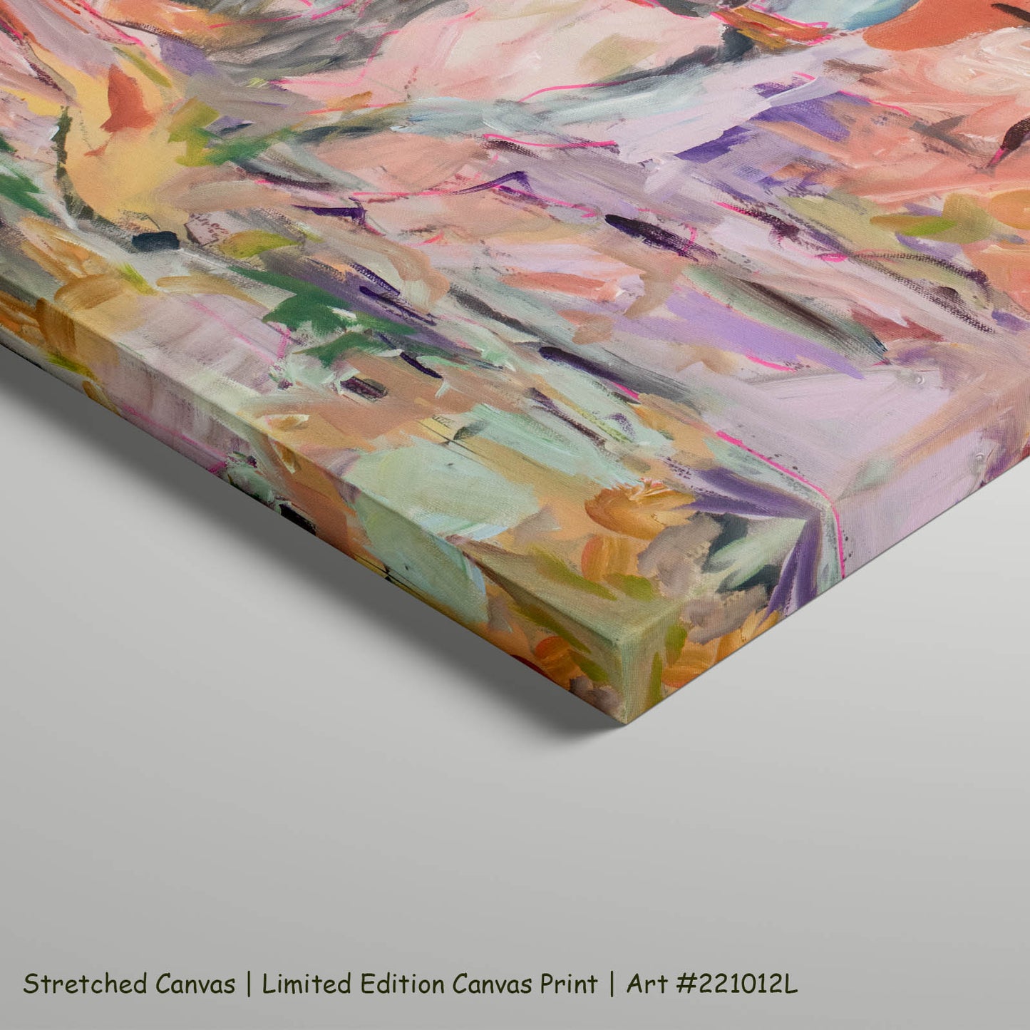 No words, pink, green, brown Limited Edition Print by Summer Jiang