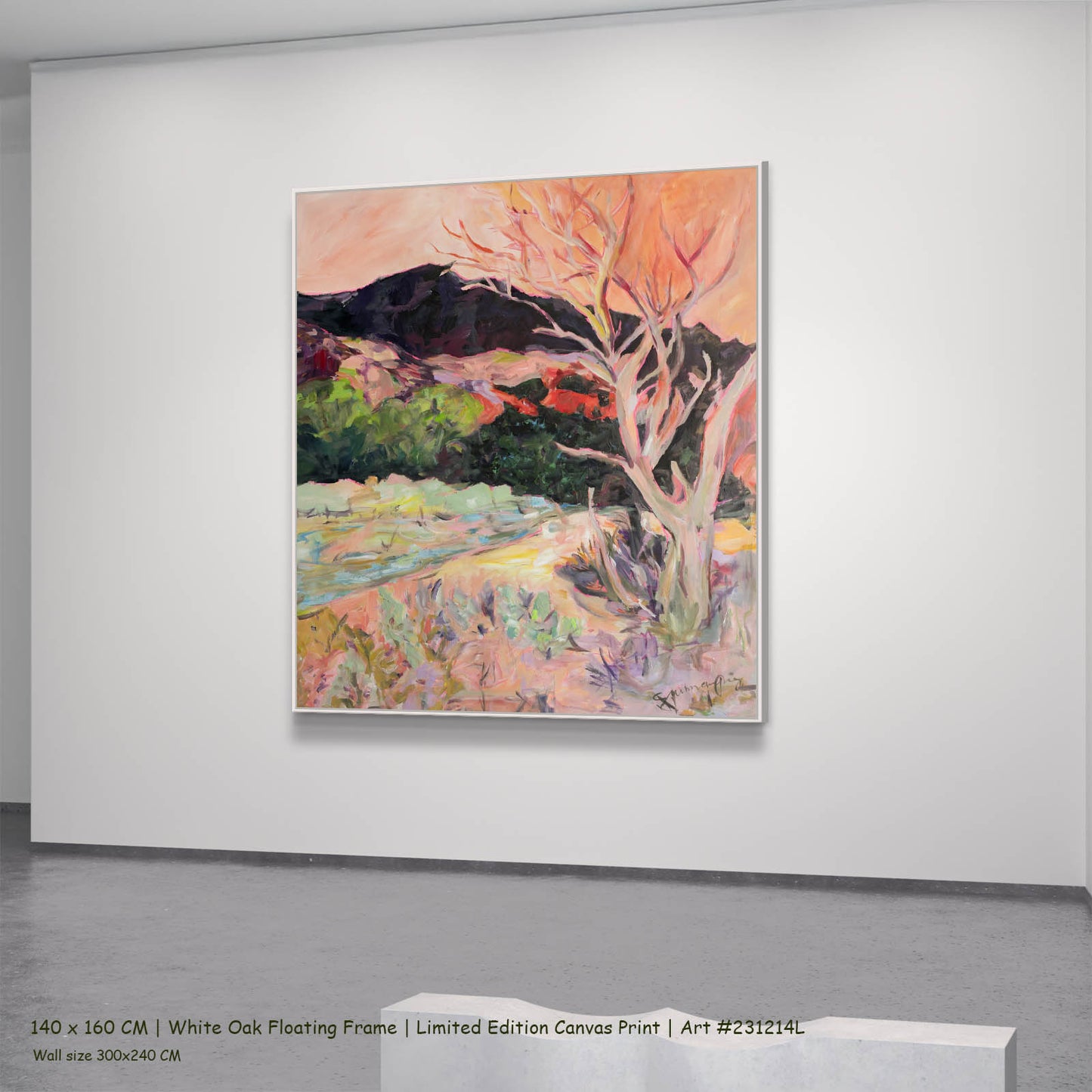 Quiet Grace, orange, green, purple Limited Edition Print by Summer Jiang