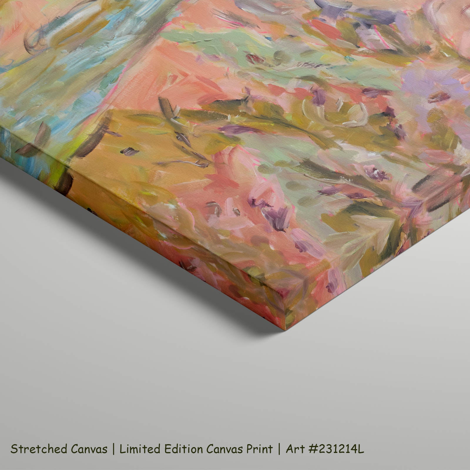 Quiet Grace, orange, green, purple Limited Edition Print by Summer Jiang
