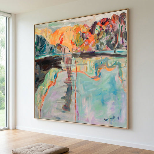 Faithful, orange, green, blue, purple Limited Edition Print by Summer Jiang