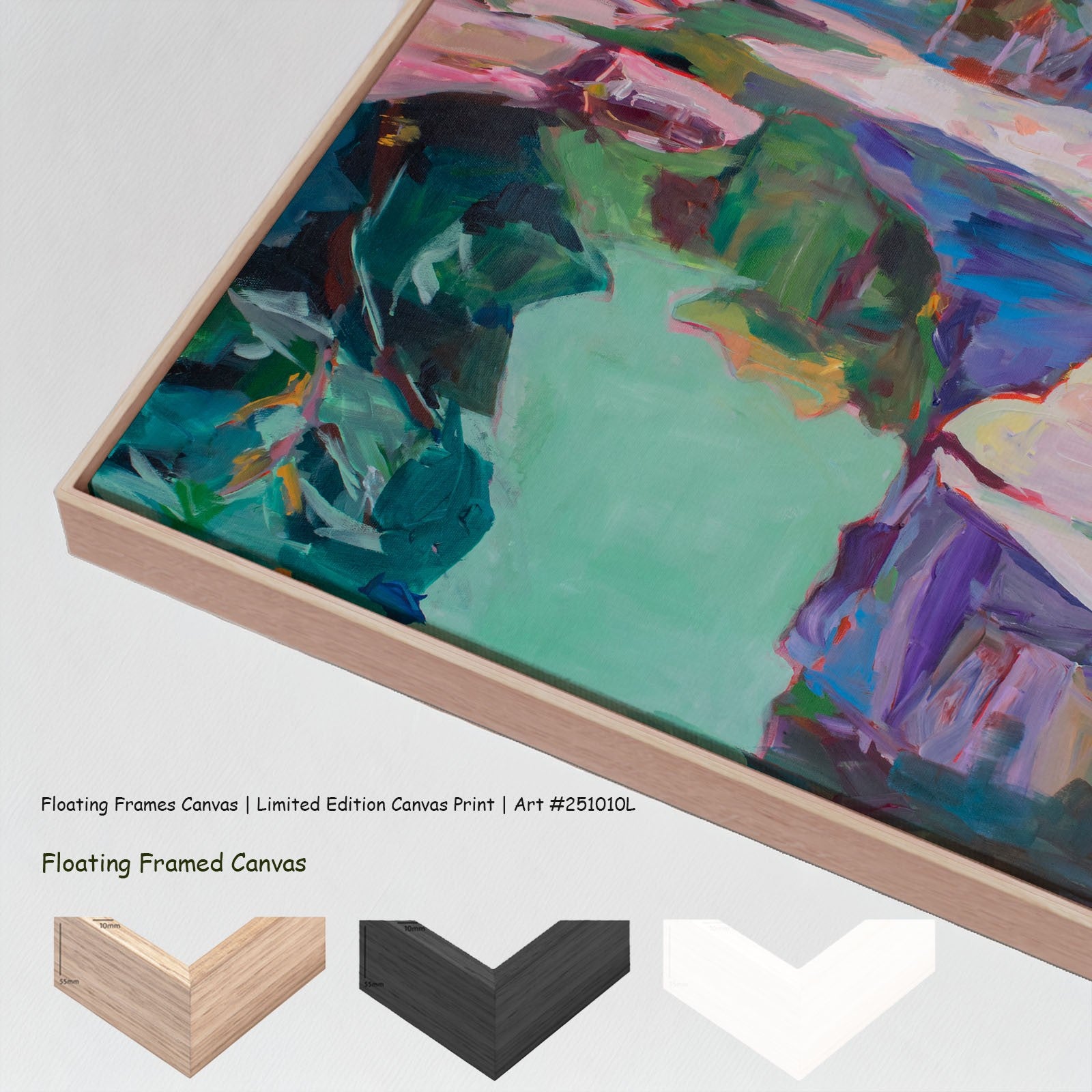Contemplating, pink, green, blue Limited Edition Print by Summer Jiang