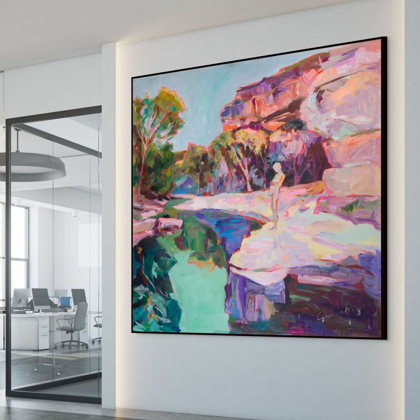 Limited edition | Contemplating | 80×80 to 300×300 CM