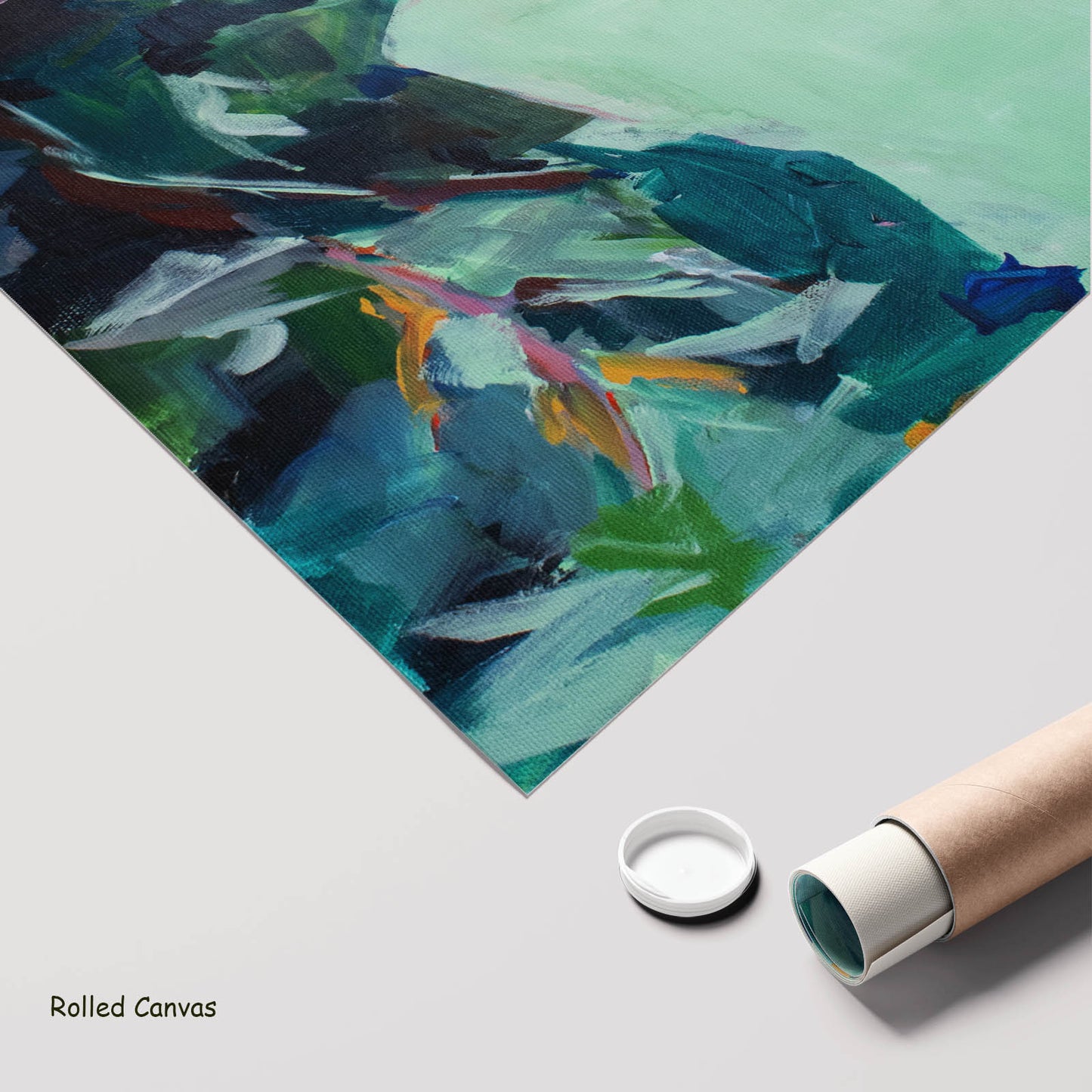 Contemplating, pink, green, blue Limited Edition Print by Summer Jiang