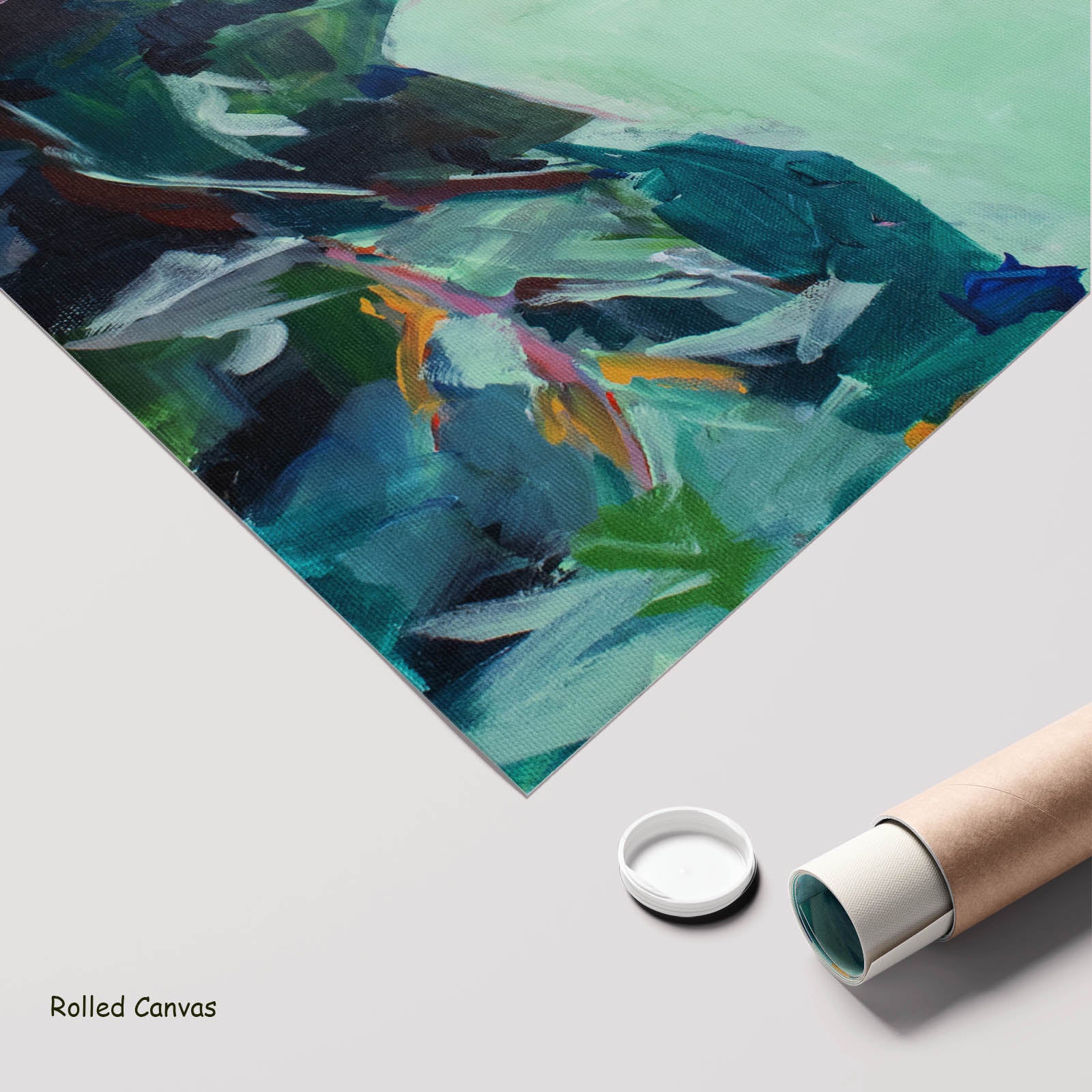 Contemplating, pink, green, blue Limited Edition Print by Summer Jiang