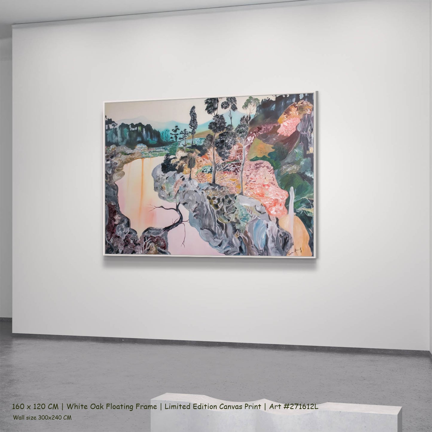 Beauty, pink, grey, green Limited Edition Print by Summer Jiang