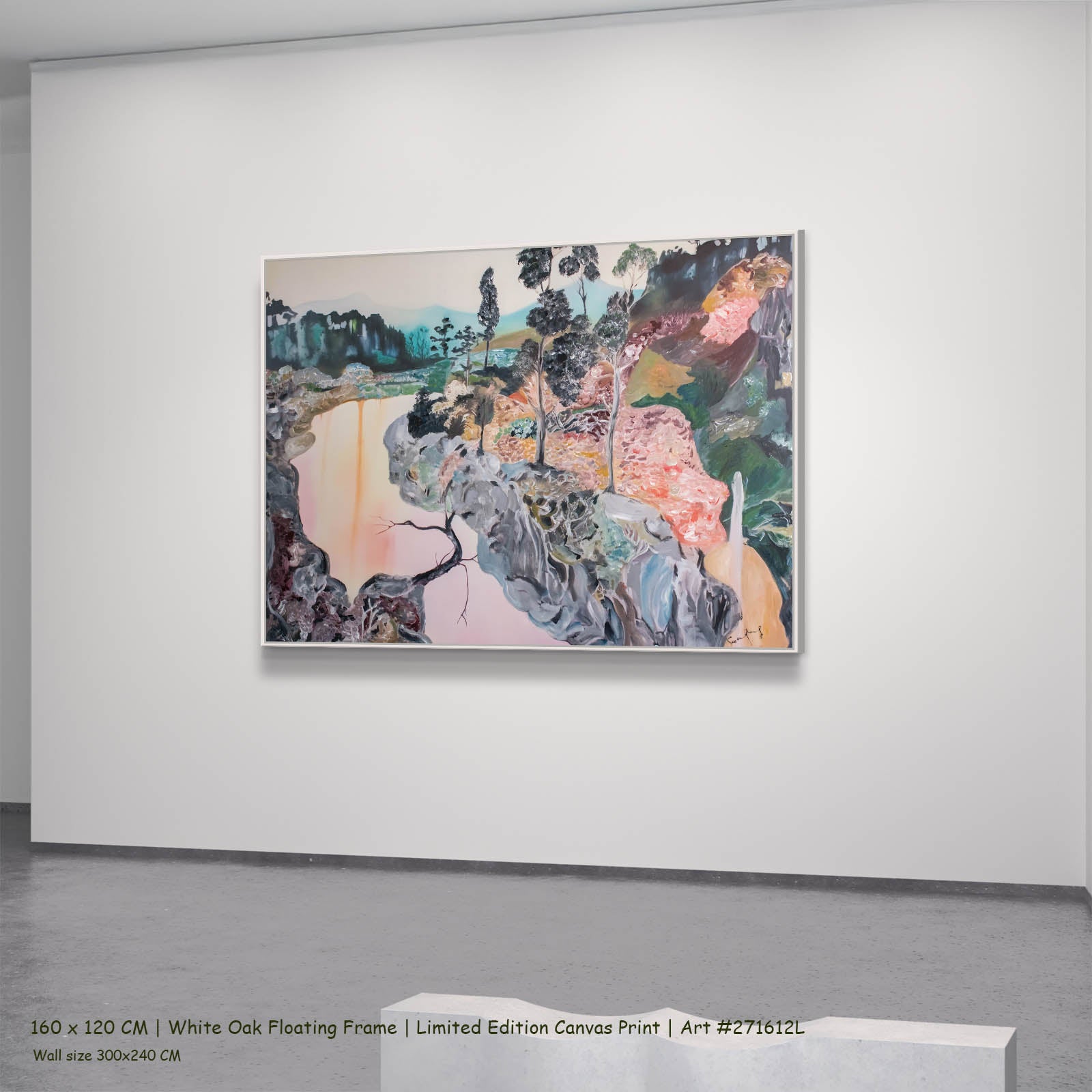 Beauty, pink, grey, green Limited Edition Print by Summer Jiang