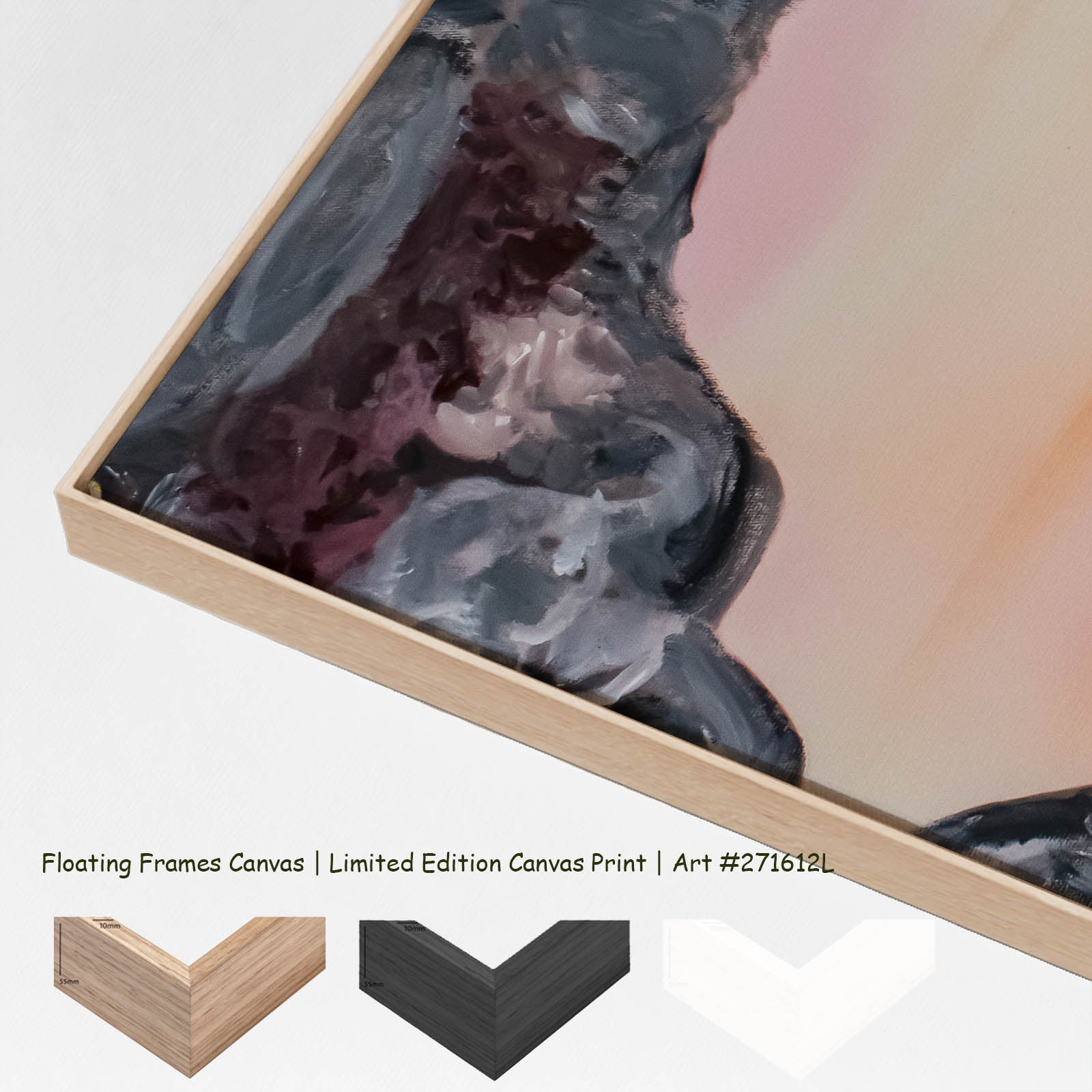 Beauty, pink, grey, green Limited Edition Print by Summer Jiang