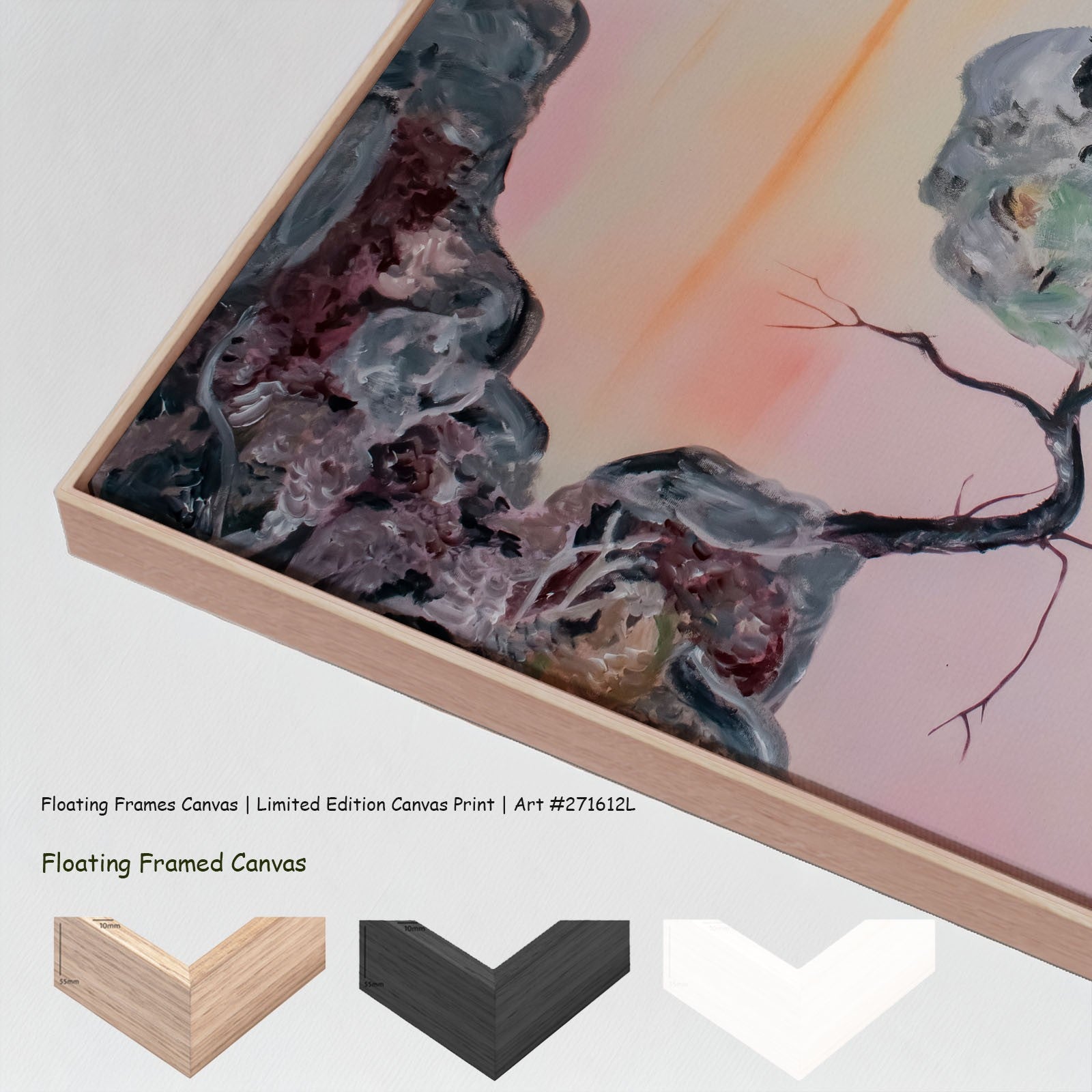 Beauty, pink, grey, green Limited Edition Print by Summer Jiang