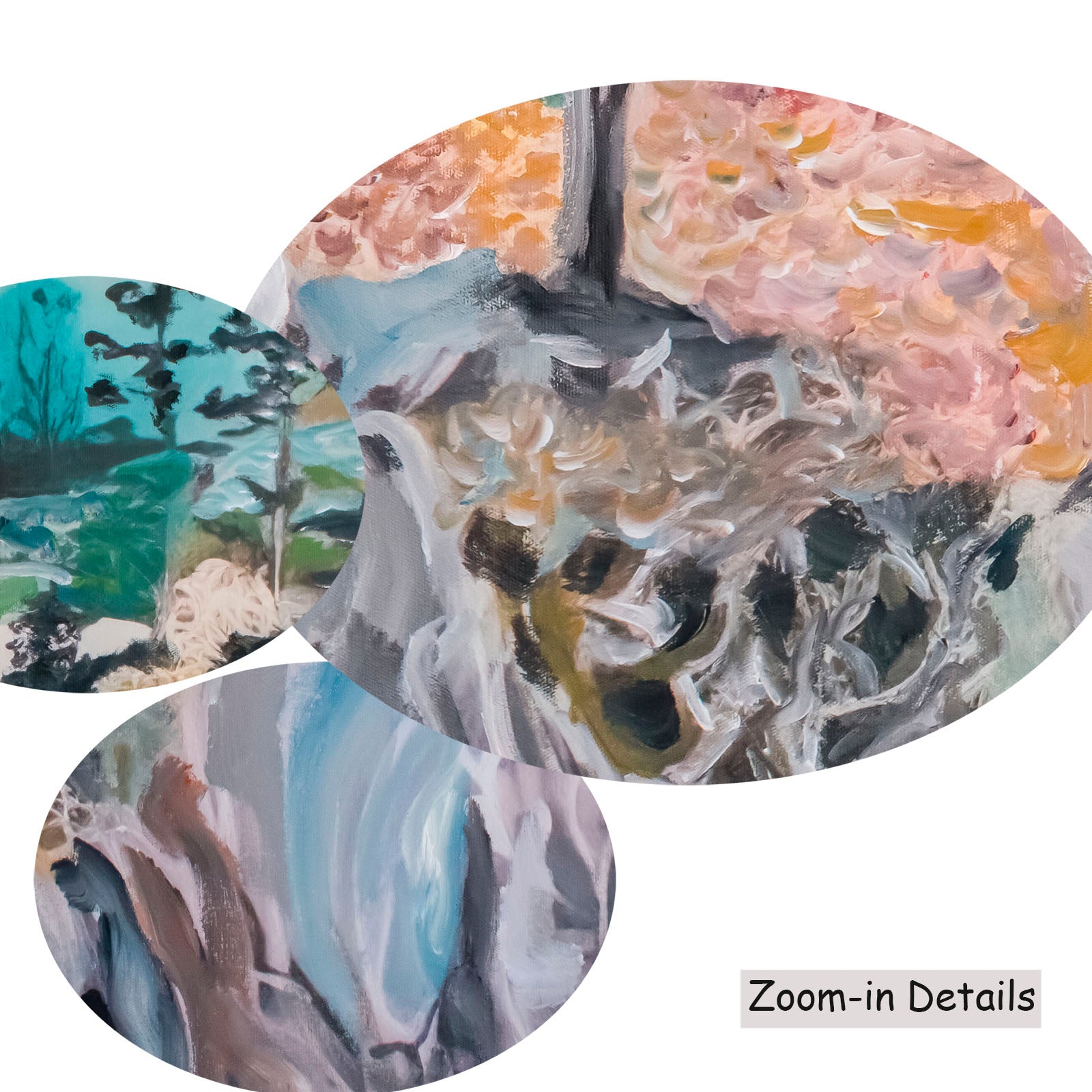 Beauty, pink, grey, green Original Painting by Summer Jiang