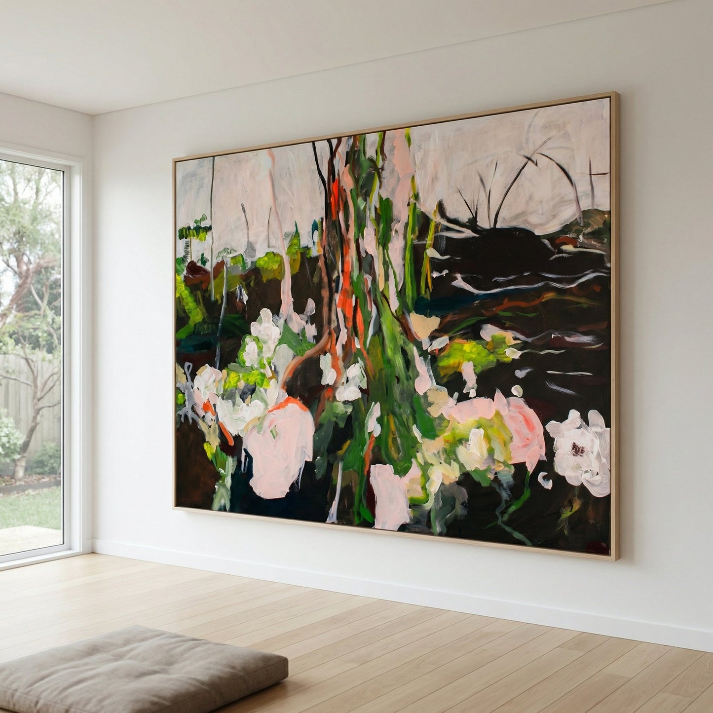 Rooted Presence, green, white, brown Limited Edition Print by Summer Jiang