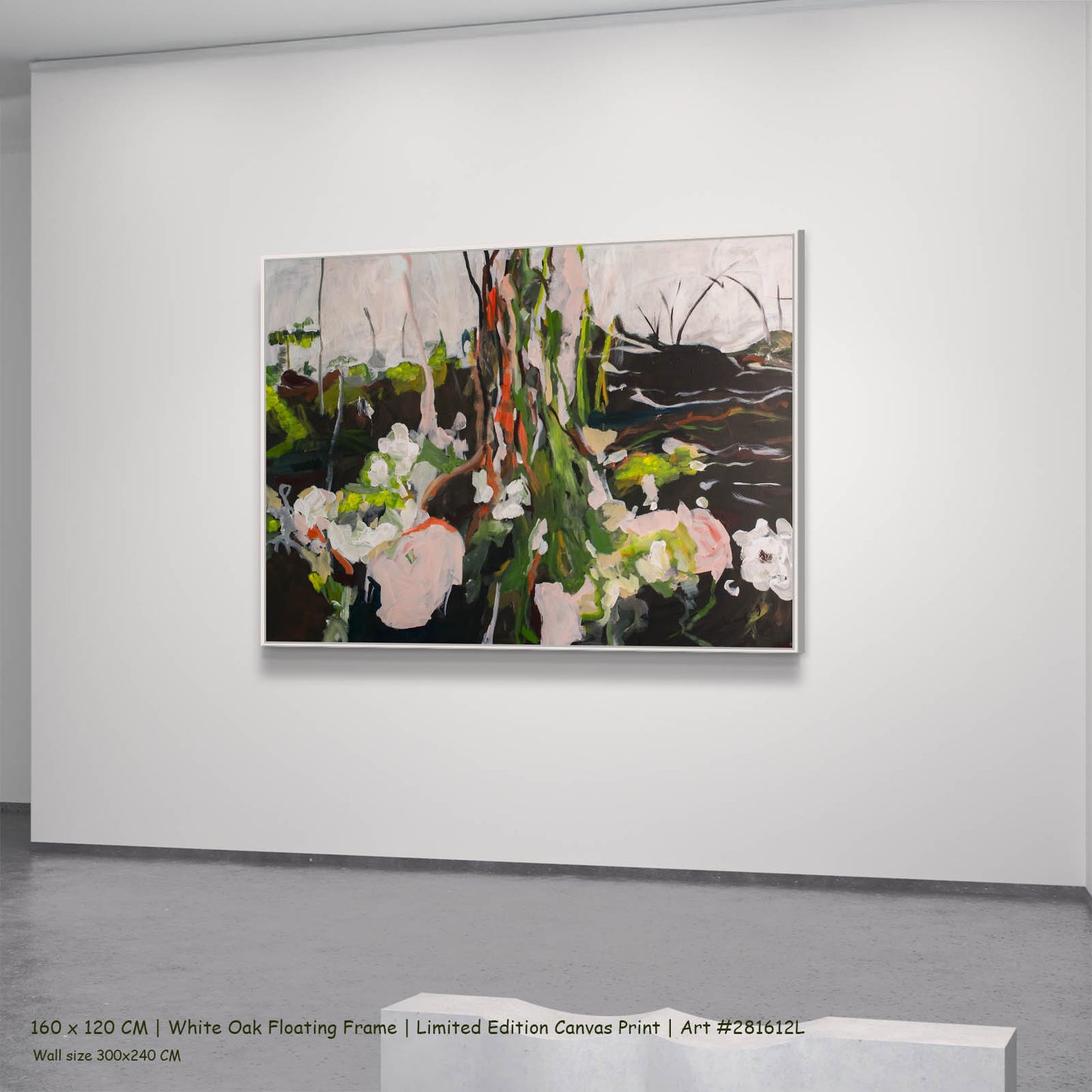 Rooted Presence, green, white, brown Limited Edition Print by Summer Jiang