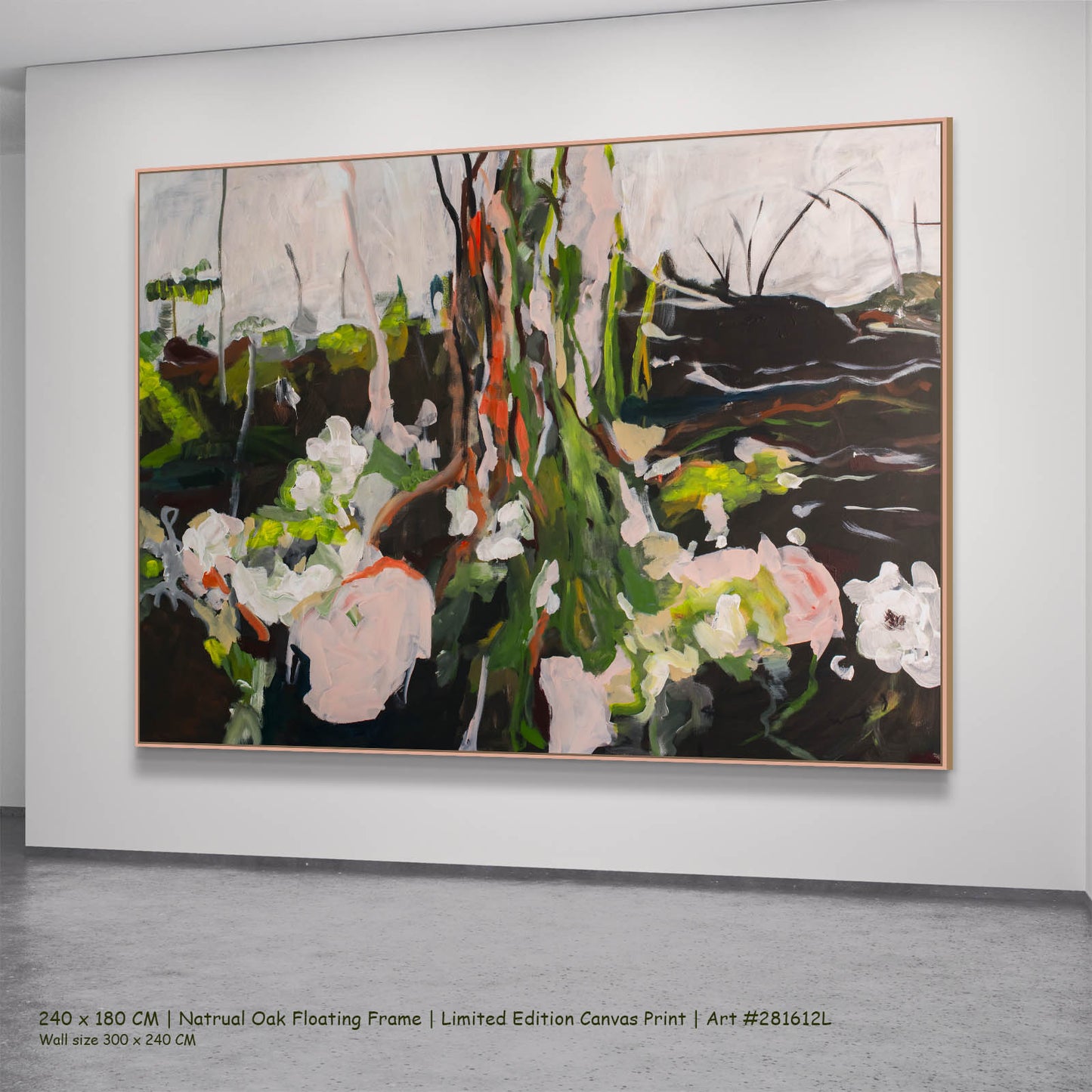 Rooted Presence, green, white, brown Limited Edition Print by Summer Jiang