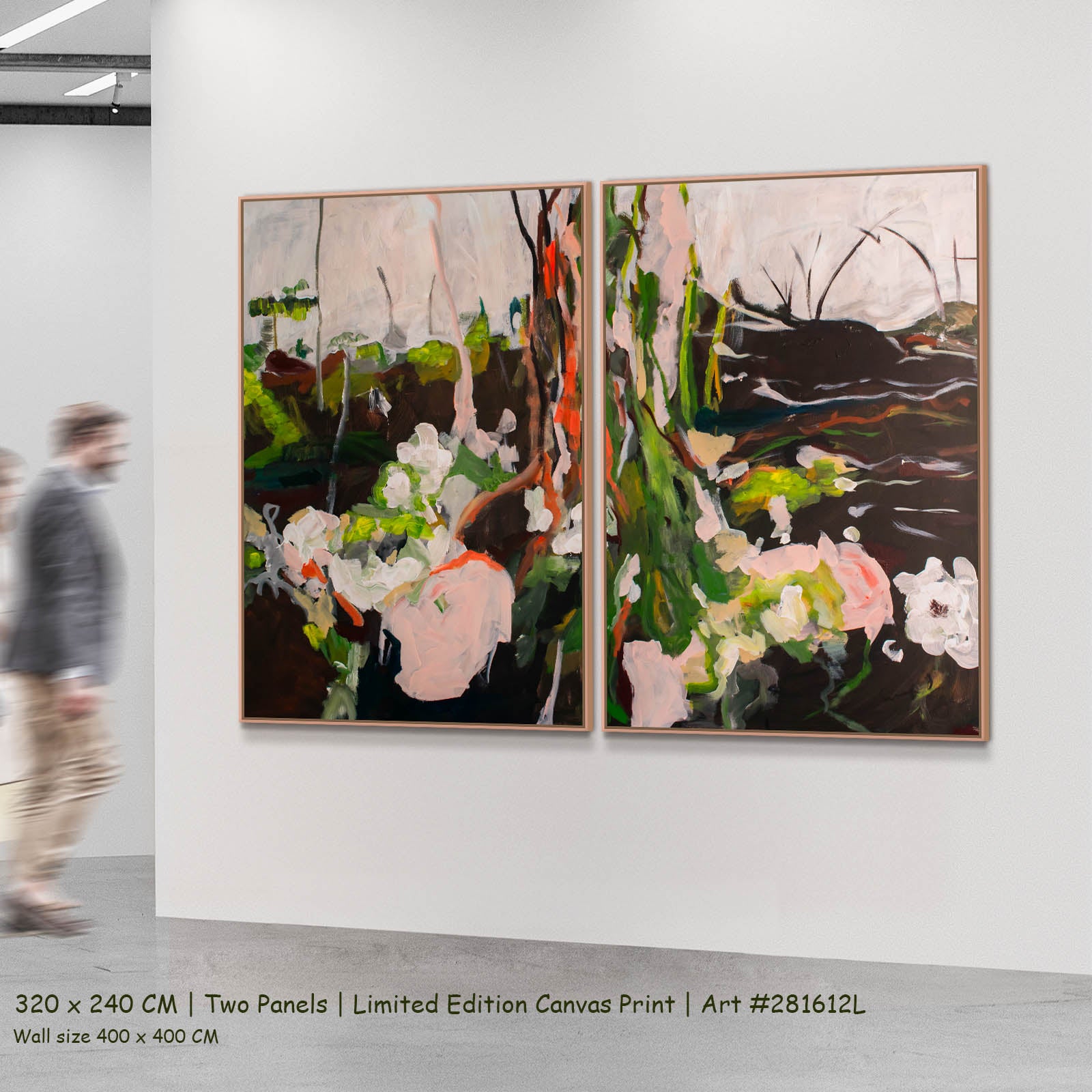 Rooted Presence, green, white, brown Limited Edition Print by Summer Jiang